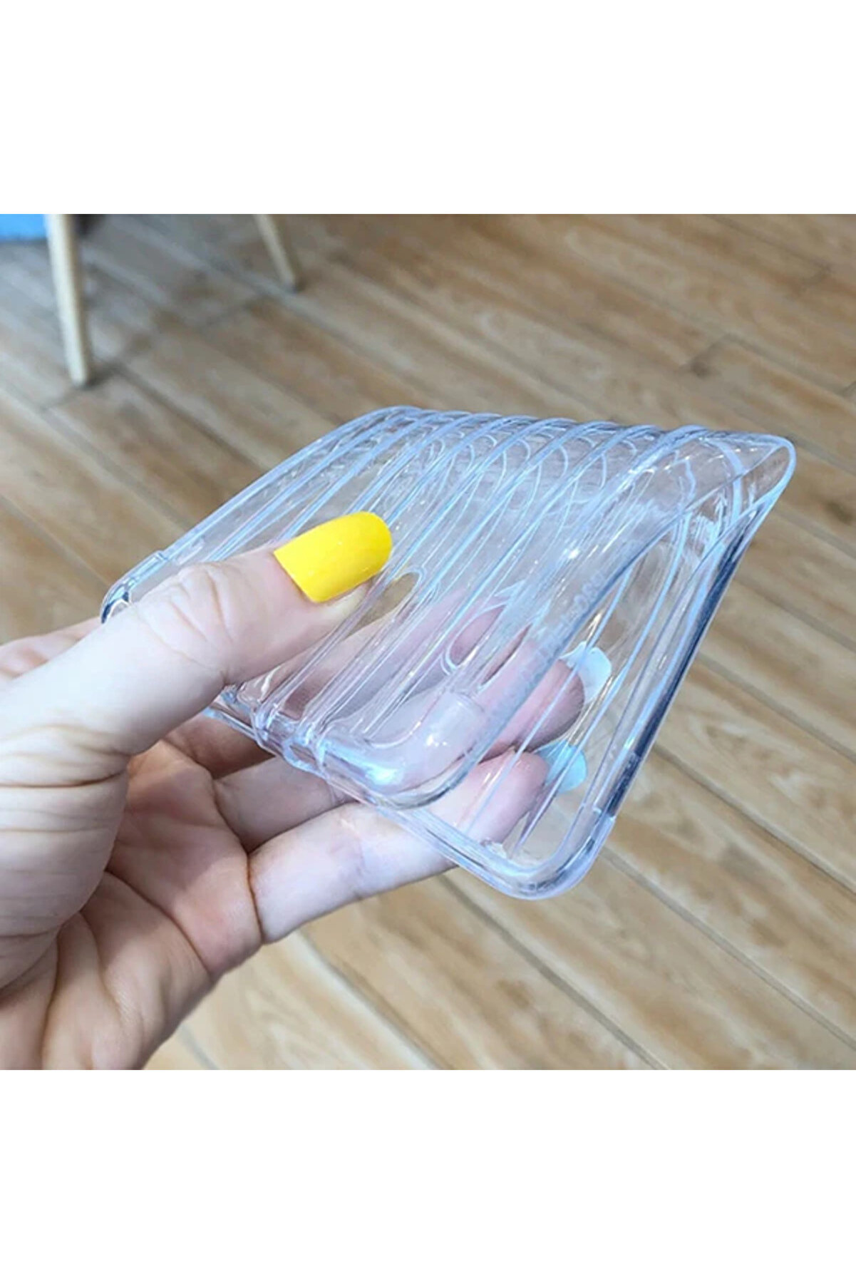 Ally Samsung Galaxy S10 Li̇te/A91 Trunk Li̇nes İnce Soft Si̇li̇kon Kılıf-(1903) - Dropx6262-7170