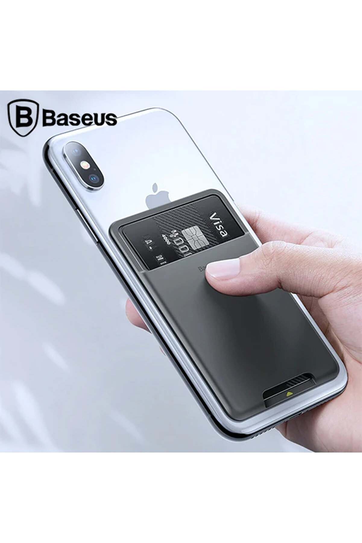 Back Sti̇ck Uni̇versal Telefon Arkası Kart Yuvası Cüzdan-(5775) - Gms6852-9033