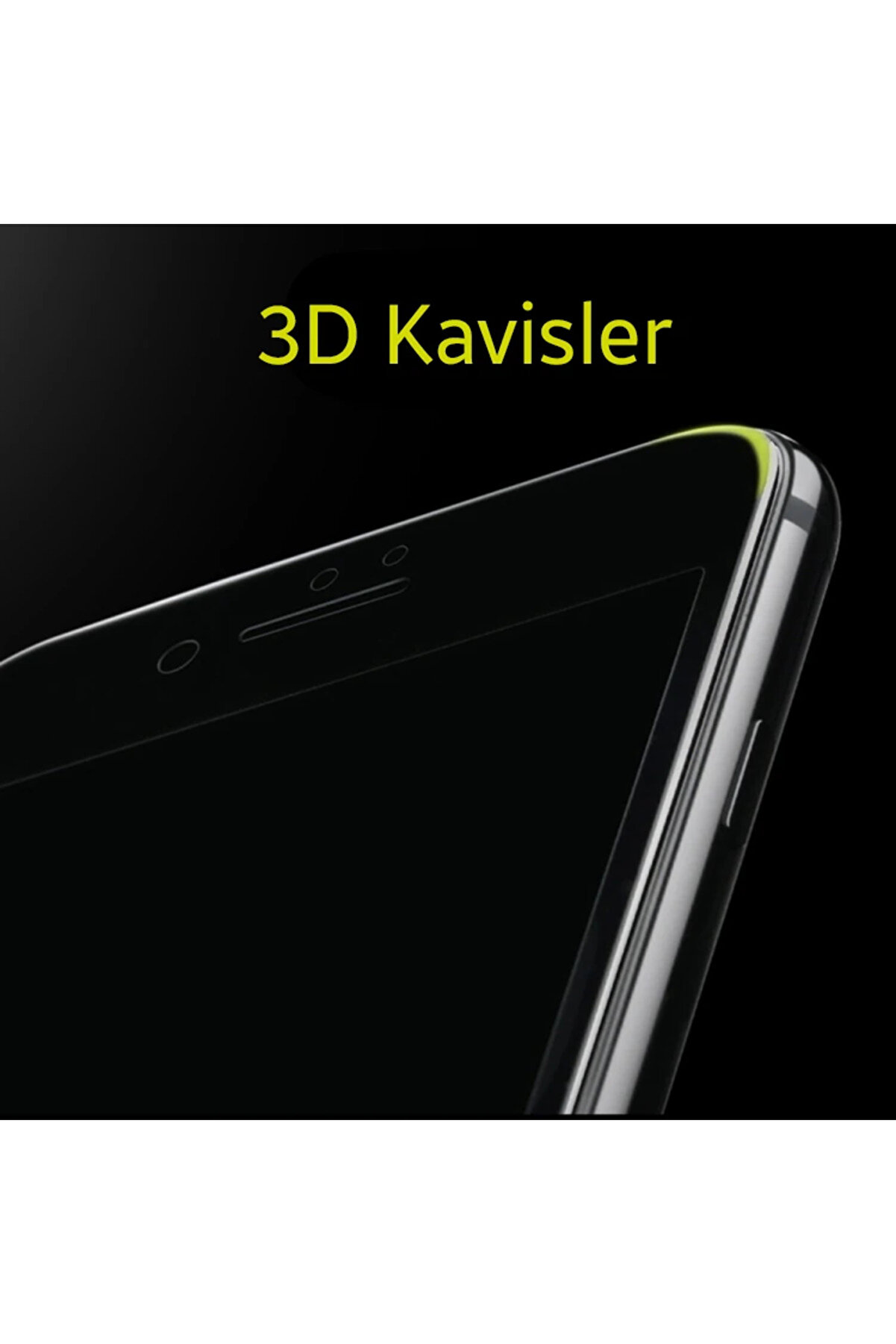 İphone Se3-Se2 İphone 8-7 3D Full Pri̇vacy Gi̇zli̇li̇k Kırılmaz Cam Ekran Koruyucu-(5 - Gms6965-8813