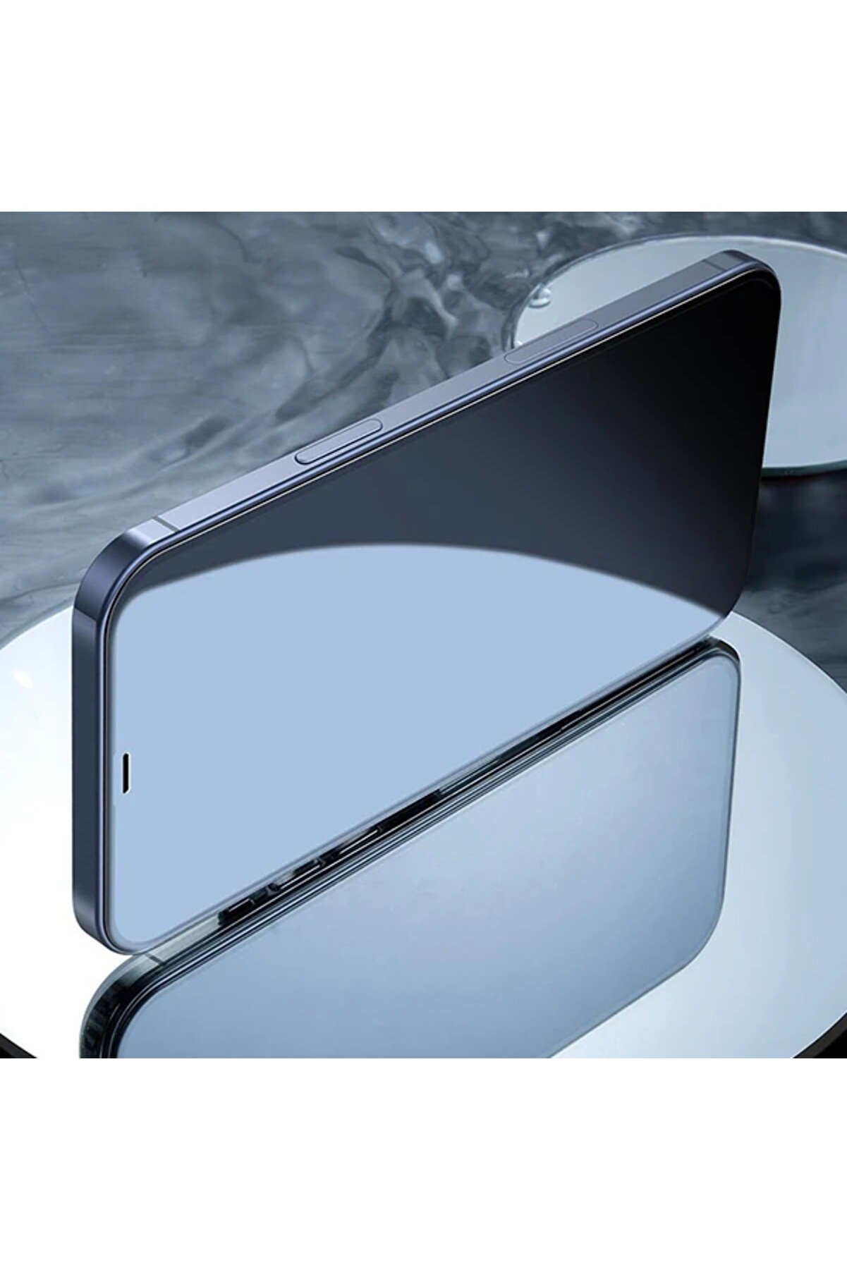 İphone 12-12 Pro 6.1 0.3Mm 3D Full Tempered Cam Ekran Koruyucu 2Adet Set-(1903) - Dropx9029-1714