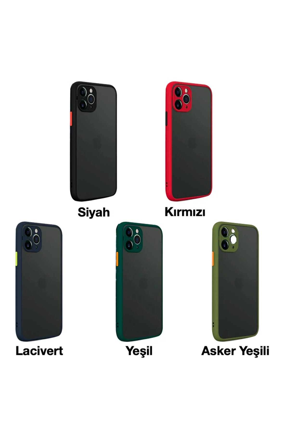 İphone 11 Pro Max 6.5İnç Kamera Korumalı Premi̇um Si̇li̇kon Kılıf-(5775) - Gms9554-7081