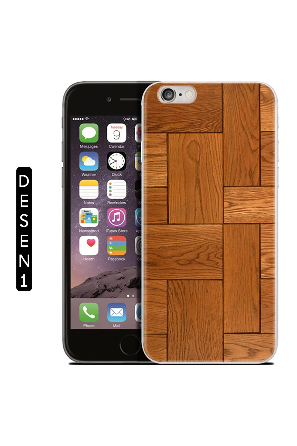 İphone Se3-Se2 İphone 8-7 Kılıf Mermer Desenli̇ Soft Si̇li̇kon Kılıf-(1903) - Dropx2710-1180