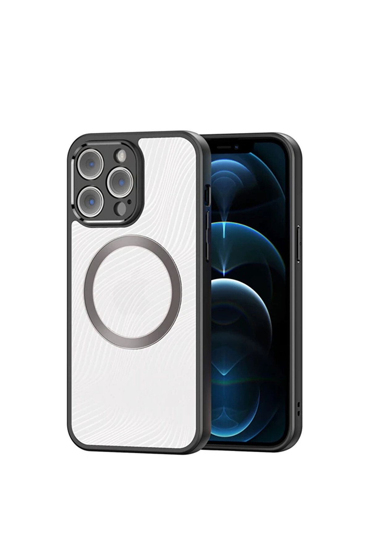 CepteToptan Dux Ducis iPhone 12 Pro Max Aimo Series Mag Safe Premium Buzlu Sert PC-TPU Kıl? - DROPX7764-1186