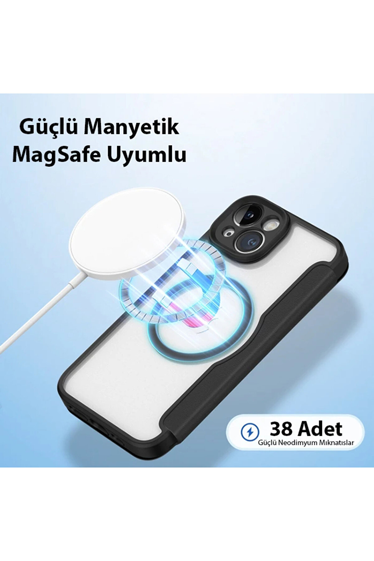 Dux Duci̇s İphone 14 6.1 Kılıf Ski̇n X Pro Seri̇es Magsafe Kapaklı Kılıf Foli̇o Cas - Gms9600-1550
