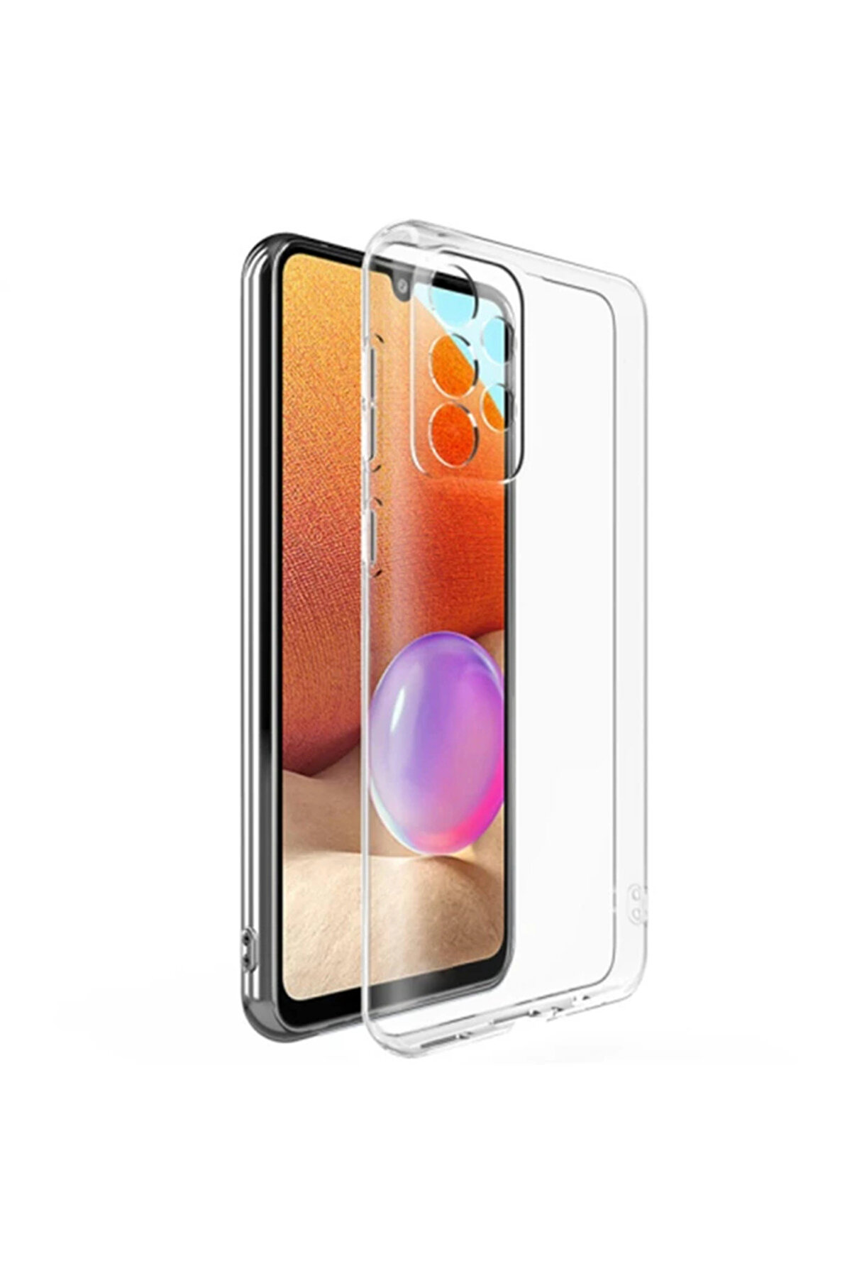 CepteToptan ALLY Samsung Galaxy A33 5G Kılıf Kamera Korumalı Ultra İnce Şeffaf Silikon - DROPX9241-1482
