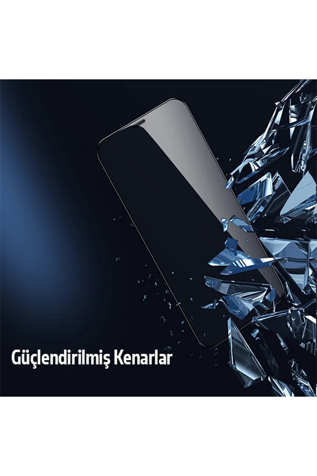 İphone 12 6.1 2İn1 Full Glue Tempered Cam Ekran Koruyucu +Kamera Lens Set-(190 - Dropx7226-1051
