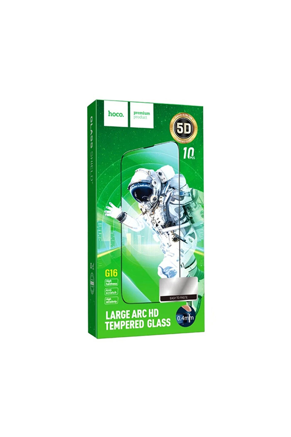 Hoco Guardi̇an Shi̇eld Seri̇es İphone 15 Plus 5D Tempered Kırılmaz Cam Ekran Koruyucu - Gms8356-1459