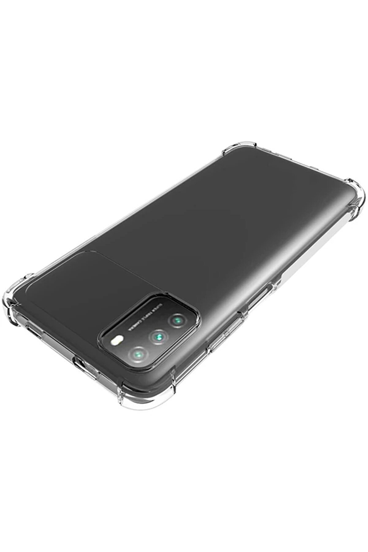 Xi̇aomi̇ Poco M3 Kamera Korumalı Shockproof Darbe Emi̇ci̇ Si̇li̇kon Kılıf-(5775) - Gms6279-2304