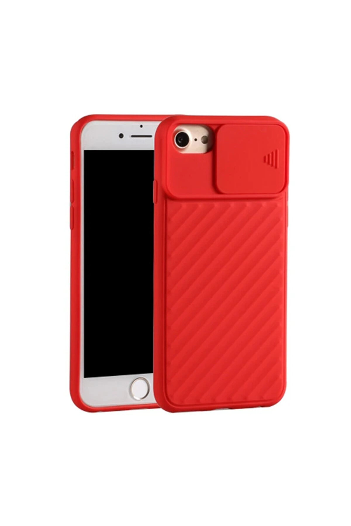 İphone Se3-Se2 İphone 8-7 Kılıf Kamera Kapatan Koruyucu Sürgülü Kılıf-(5775) - Gms7254-1075