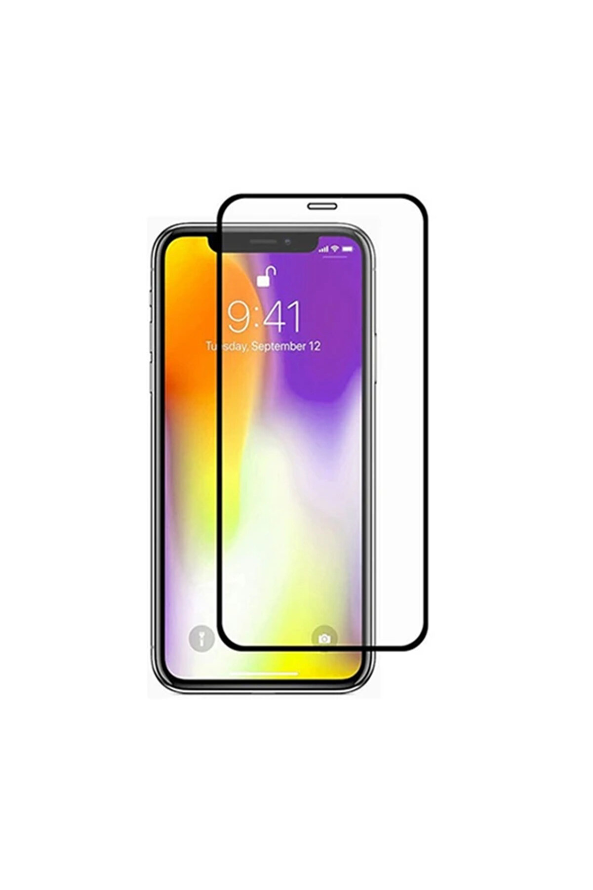 Gor İphone 11 Pro - Xs - X 5.8 9D Hardeni̇ng Tempered Full Cam Ekran Koruyucu-(19 - Dropx5460-2143