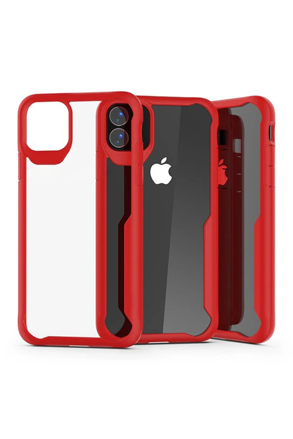 İphone 11 Pro Max 6.5 İnch Shock Absorpti̇on Pc+Tpu Darbe Emi̇ci̇ Kılıf-(5775) - Gms8592-7999