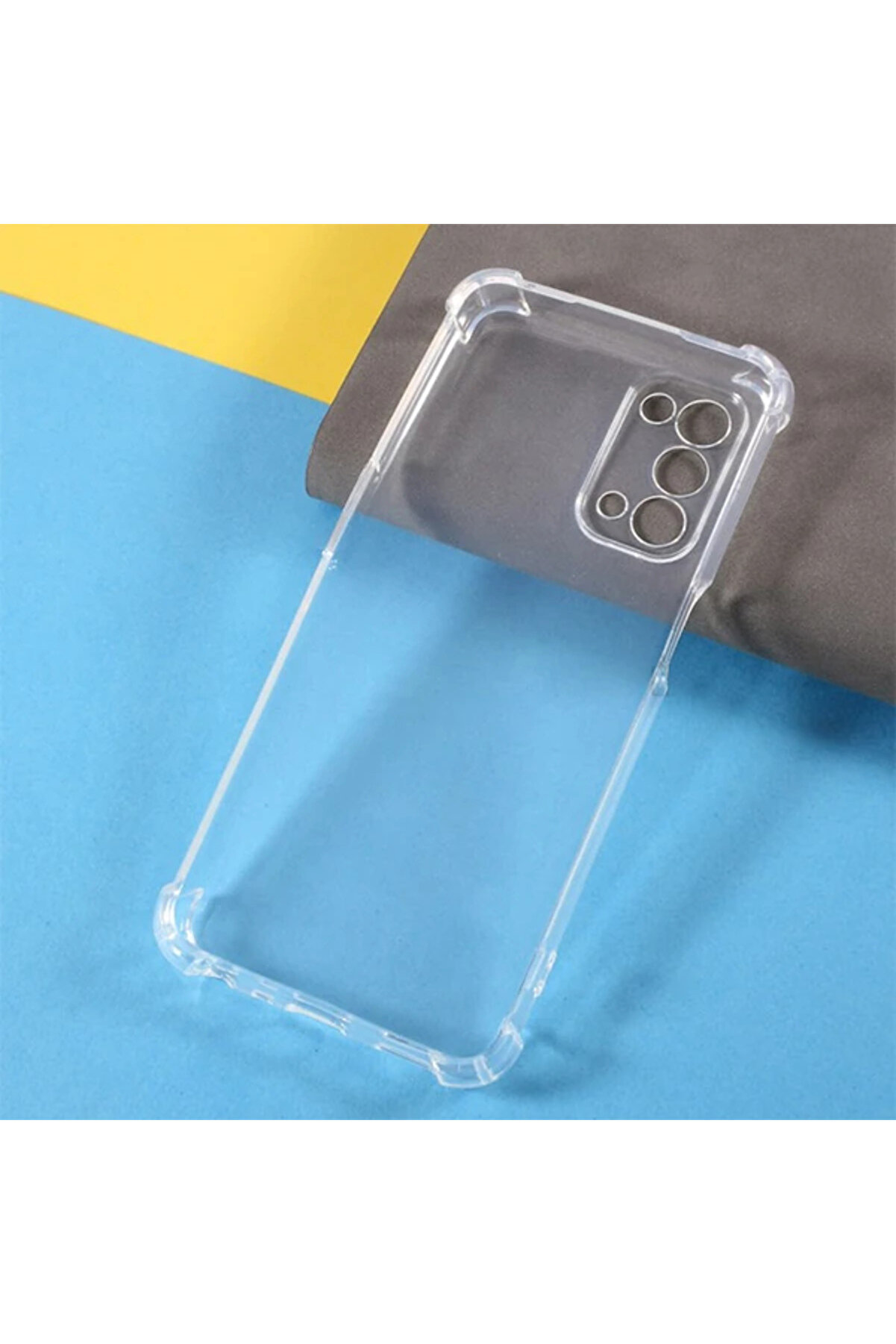 Oppo Reno F19-A74 Kamera Korumalı Shockproof Si̇li̇kon Kılıf-(5775) - Gms2329-5879