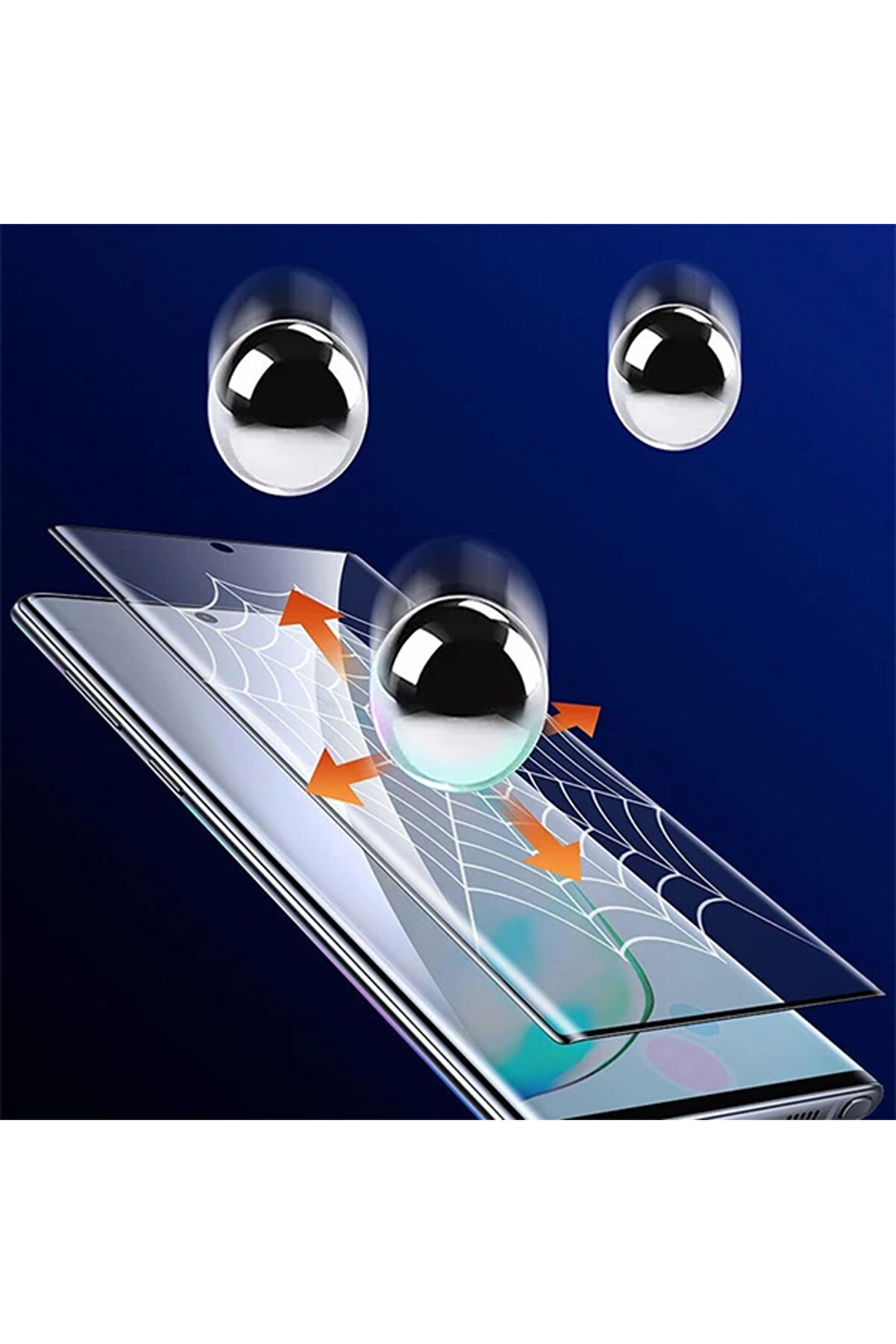 Sm Galaxy Note 10 Full Ekran Koruyucu 0.15Mm 2 Adet Set 0.15Mm Full-Screen Curved An - Gms5631-2348