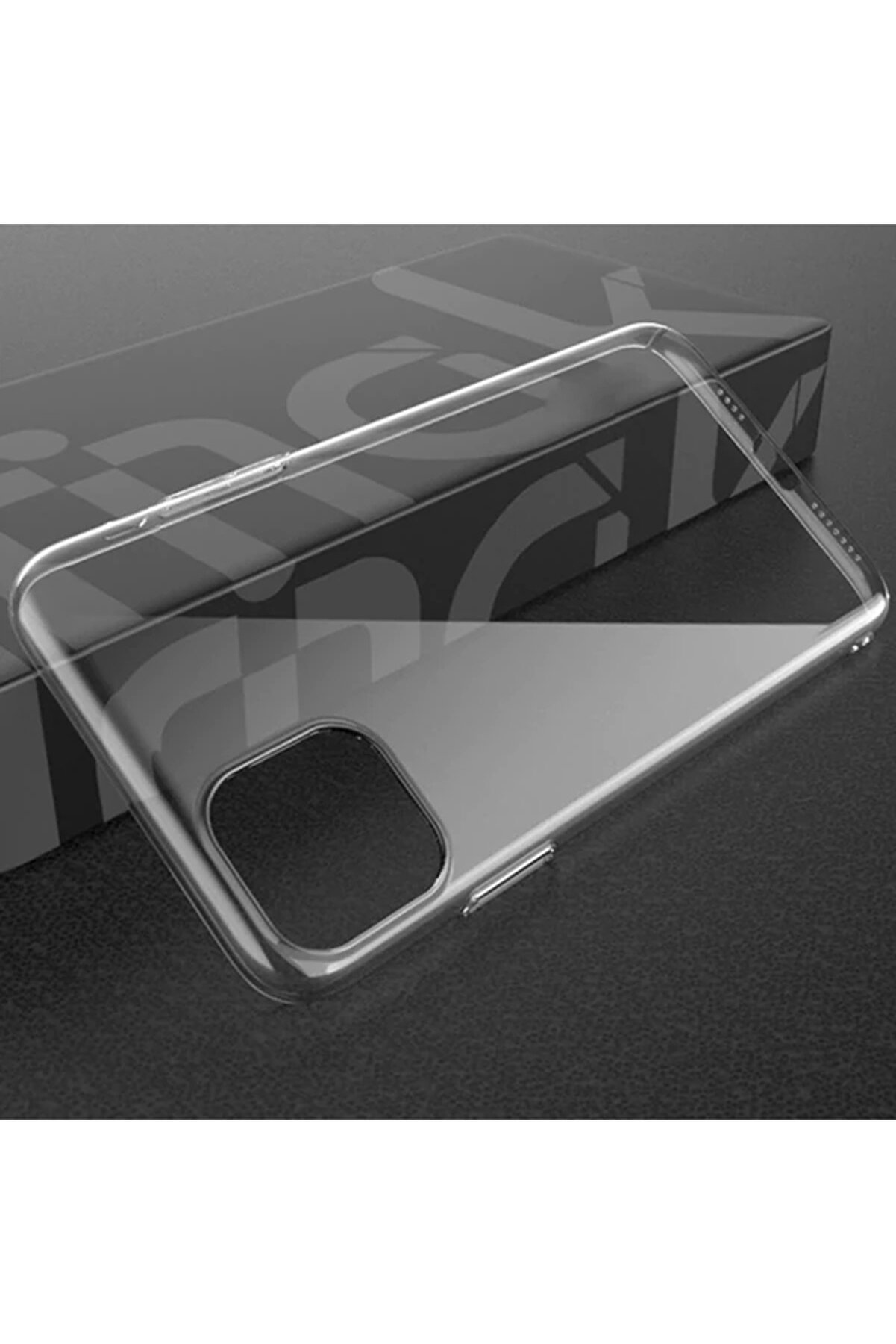 İphone 11 Pro 5.8 İnch 2019 Ultra Sli̇m Fi̇t Şeffaf Si̇li̇kon Kılıf-(1903) - Dropx2518-9617