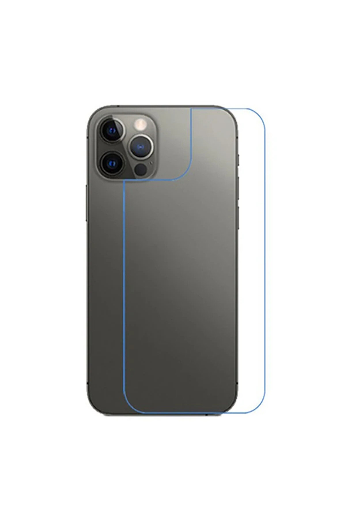 Najmaddin Ally İPhone 12/12 Pro 6.1 İnch Tempered Arka Kırılmaz Cam Koruyucu-(5775) - najmaddin4006-4316