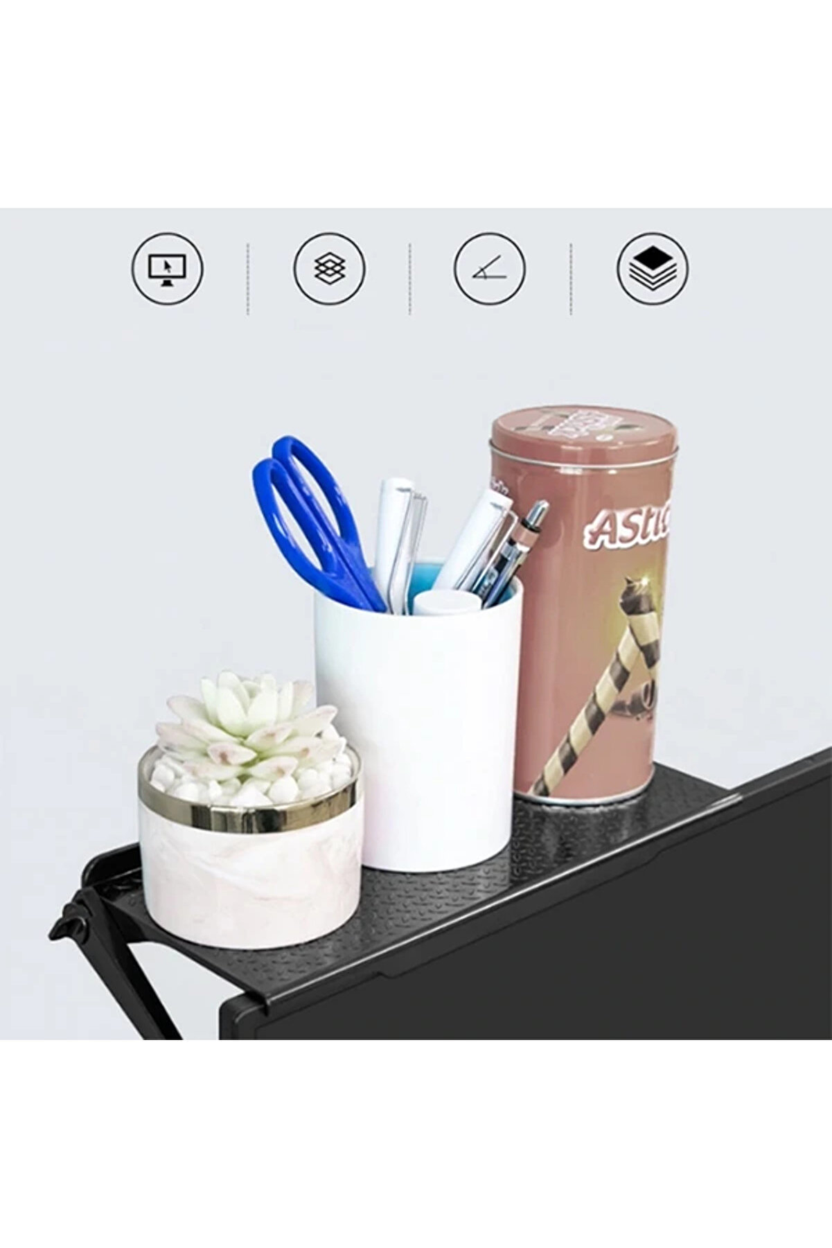 Ally Portati̇f Katlanabi̇li̇r Laptop Moni̇tor Tv Üstü Stand Tutucu-(5775) - Gms6304-3824