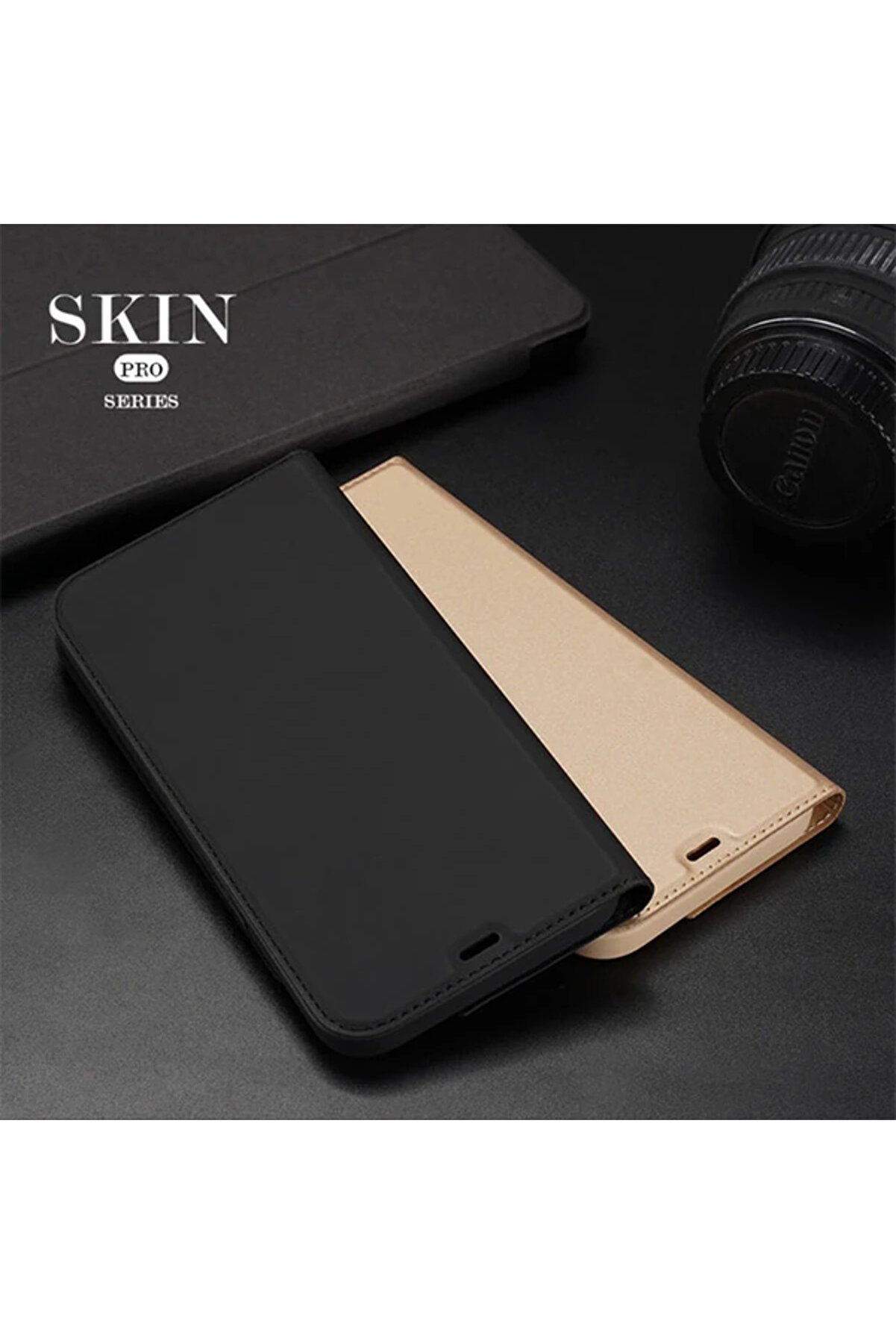 Dux Duci̇s İphone 12 Pro Max Kılıf Kapaklı Fli̇p Cover Kılıf Ski̇n Pro Seri̇e - Dropx5524-9765