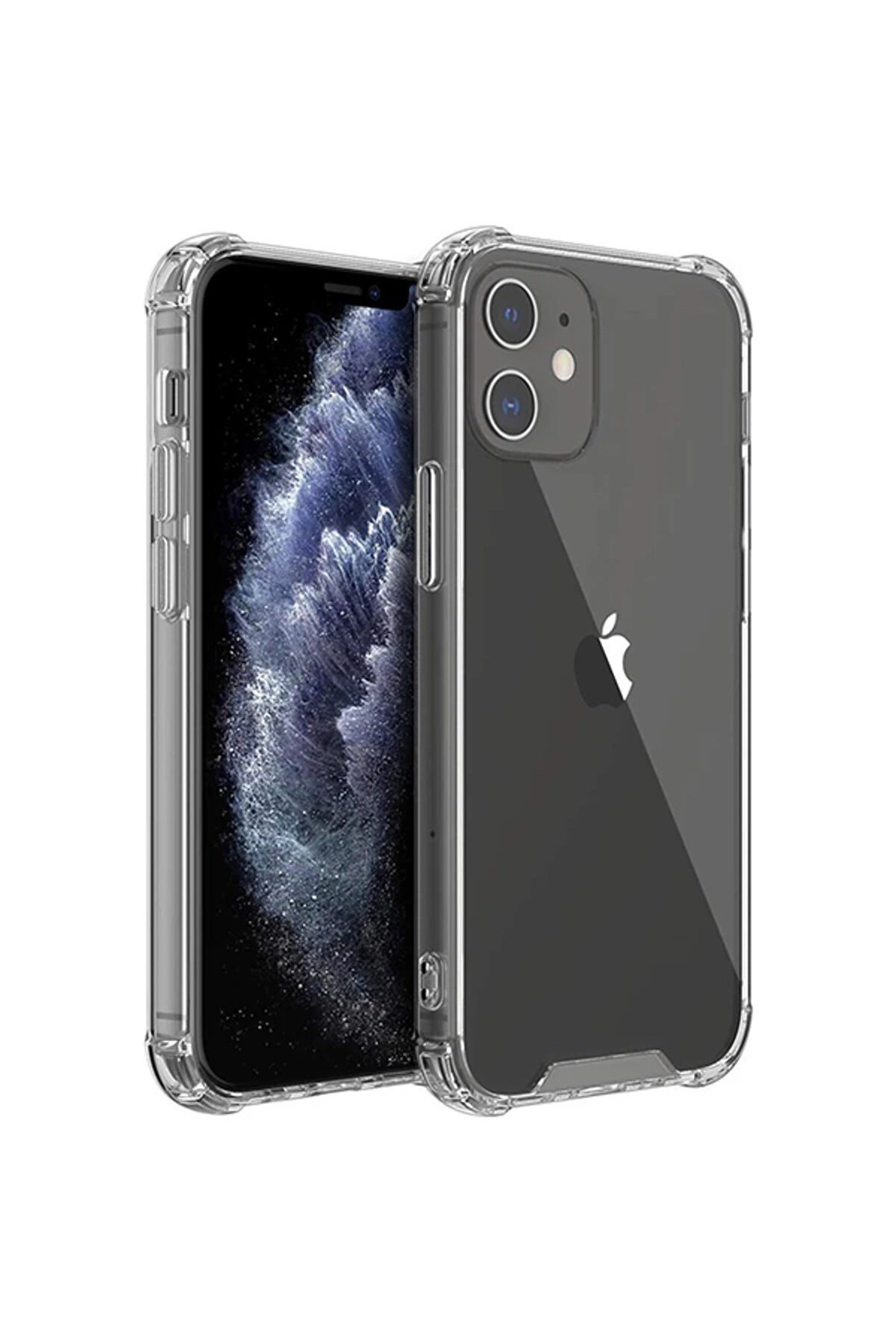 gizmurstore İPhone 12-İPhone 12 Pro 6.1 Anti-Drop Silikon Kılıf Shockproof-(5775) - GMS6255-8622