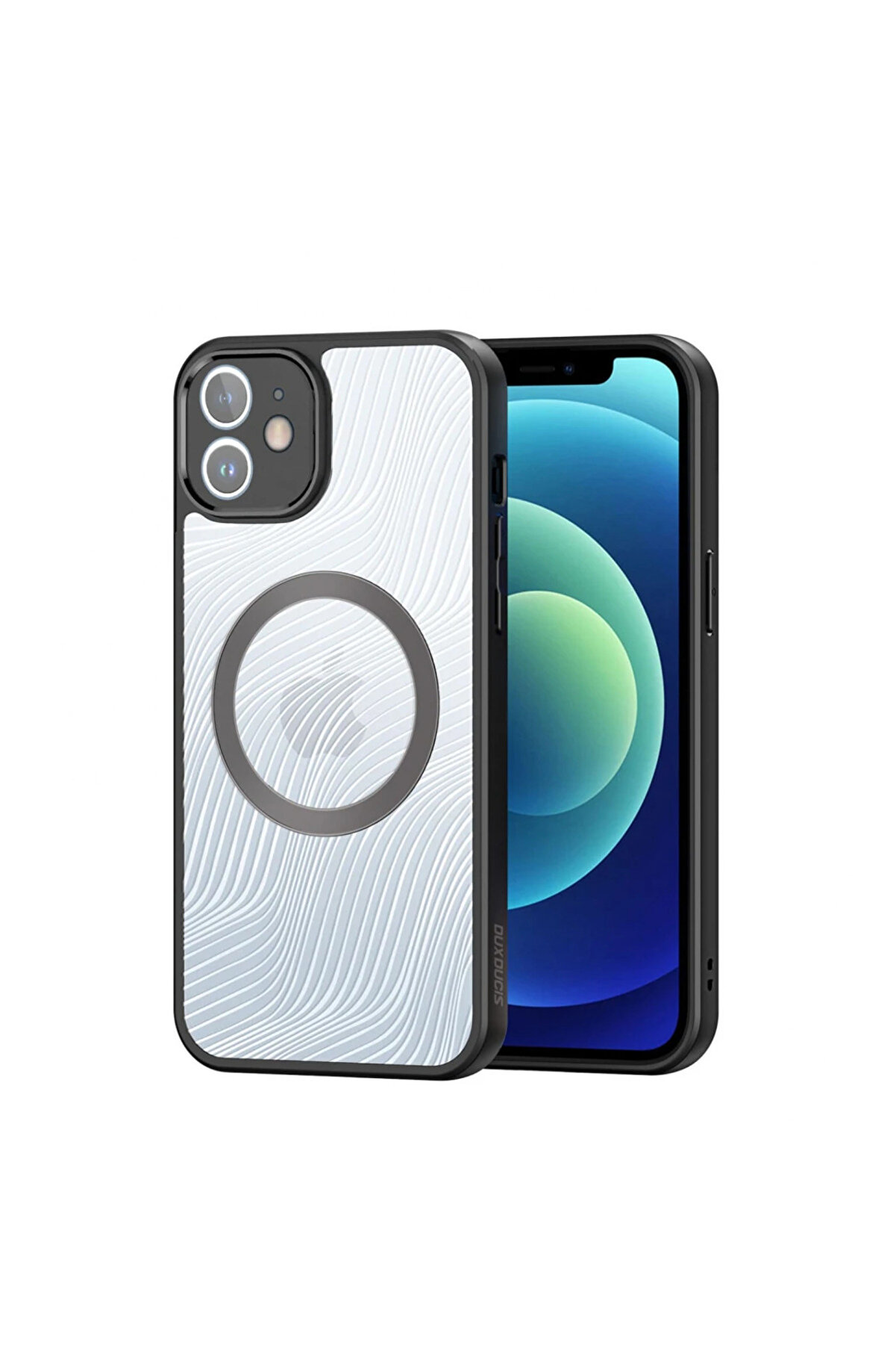 CepteToptan Dux Ducis iPhone 12 Aimo Series Mag Safe Premium Buzlu Sert PC-TPU Kılıf-(1903 - DROPX7519-1085