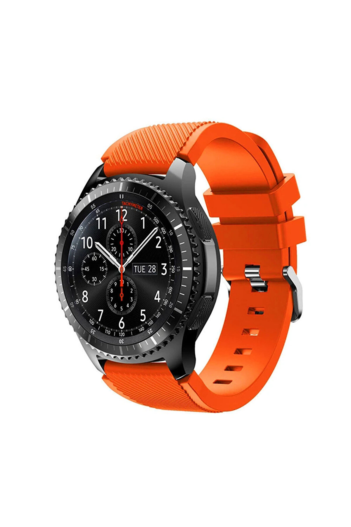 22Mm Gear S3 Watch 4 -Gt2 Gt2E 46Mm Kayışkordon Si̇li̇kon Kayış Kordon-(1903) - Dropx6837-7503