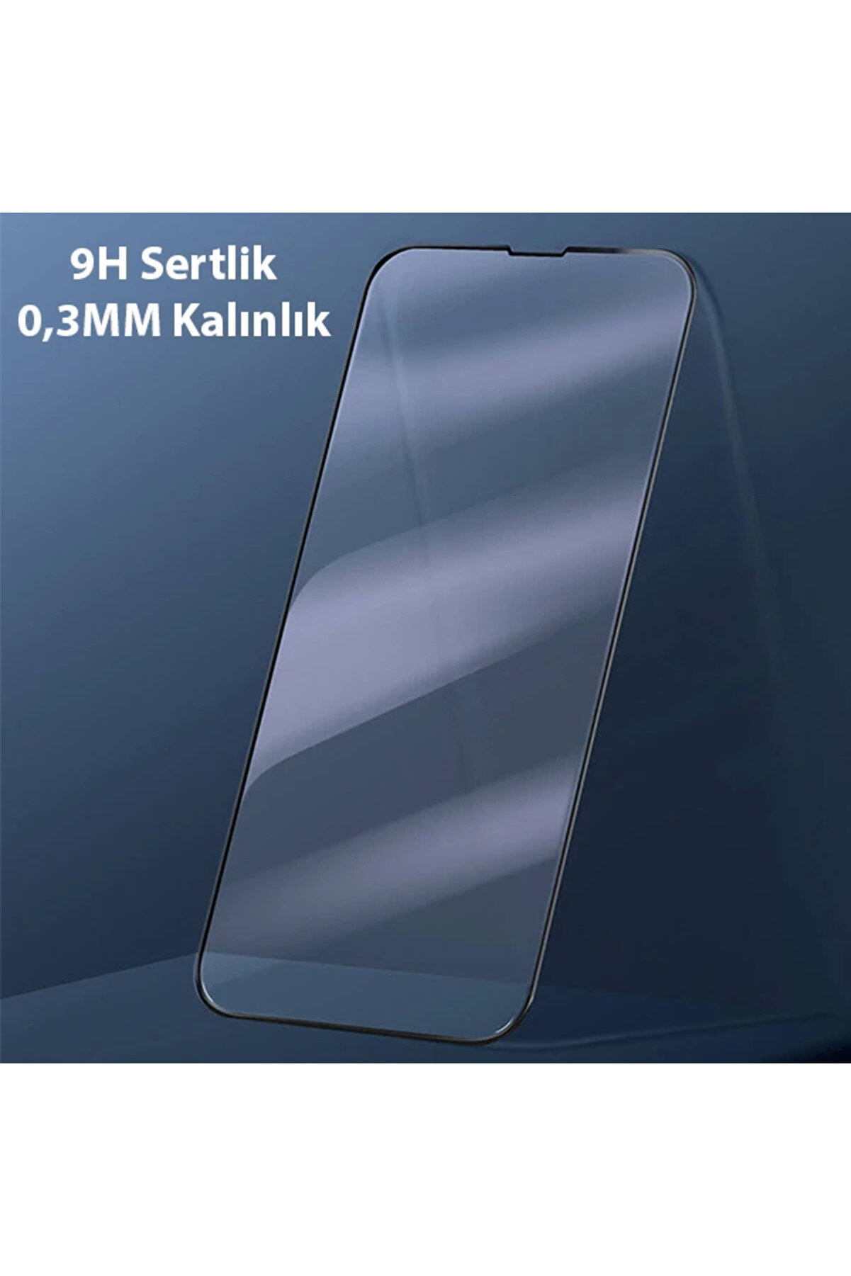 İphone 13 Pro Max 0.3Mm Full Çerçeve Cam Ekran Koruyucu 2 Adet Set-(5775) - Gms1493-6127