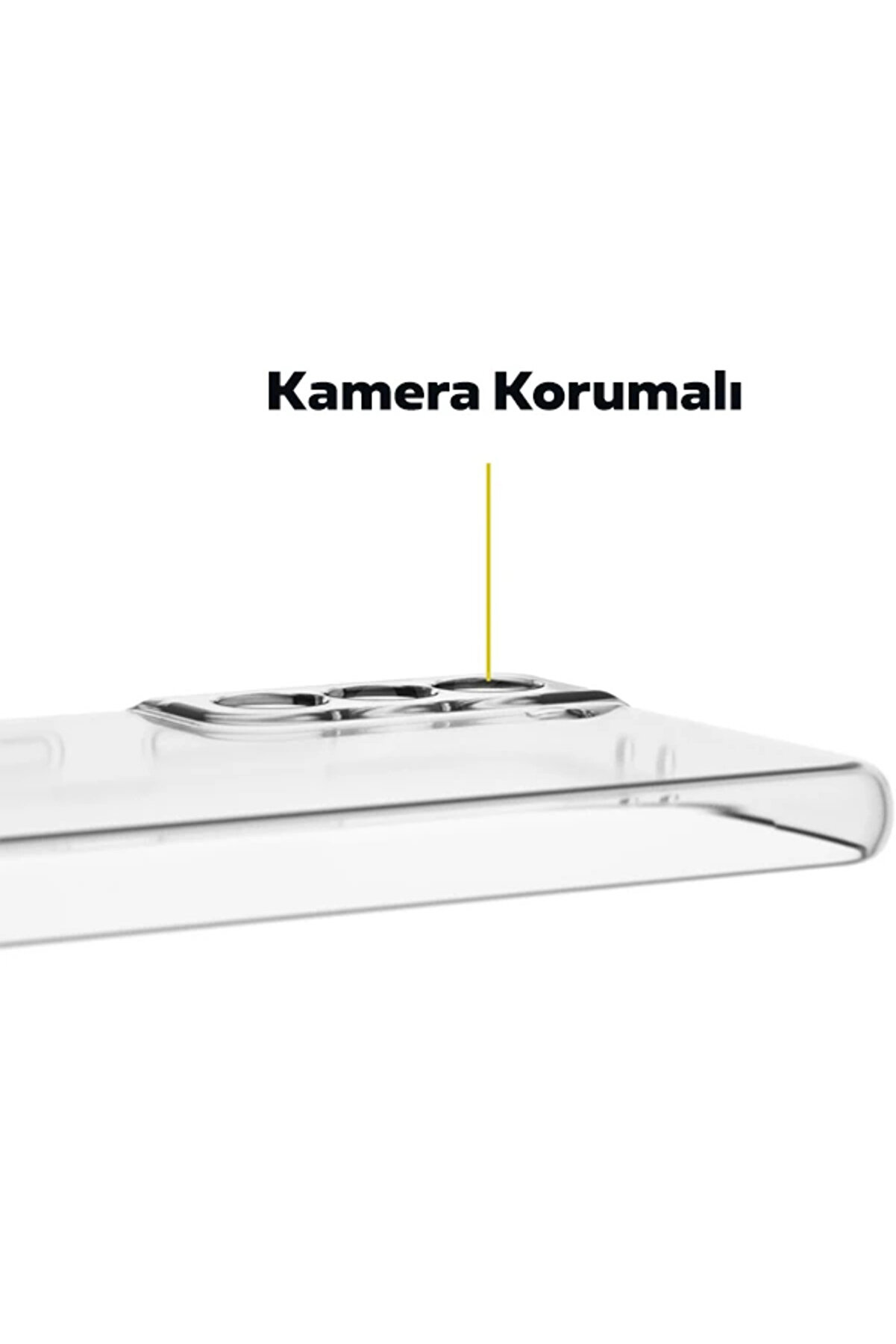 Gor Samsung Galaxy S21 Kılıf Kamera Korumalı Şeffaf Si̇li̇kon Kılıf-(1903) - Dropx2465-5829