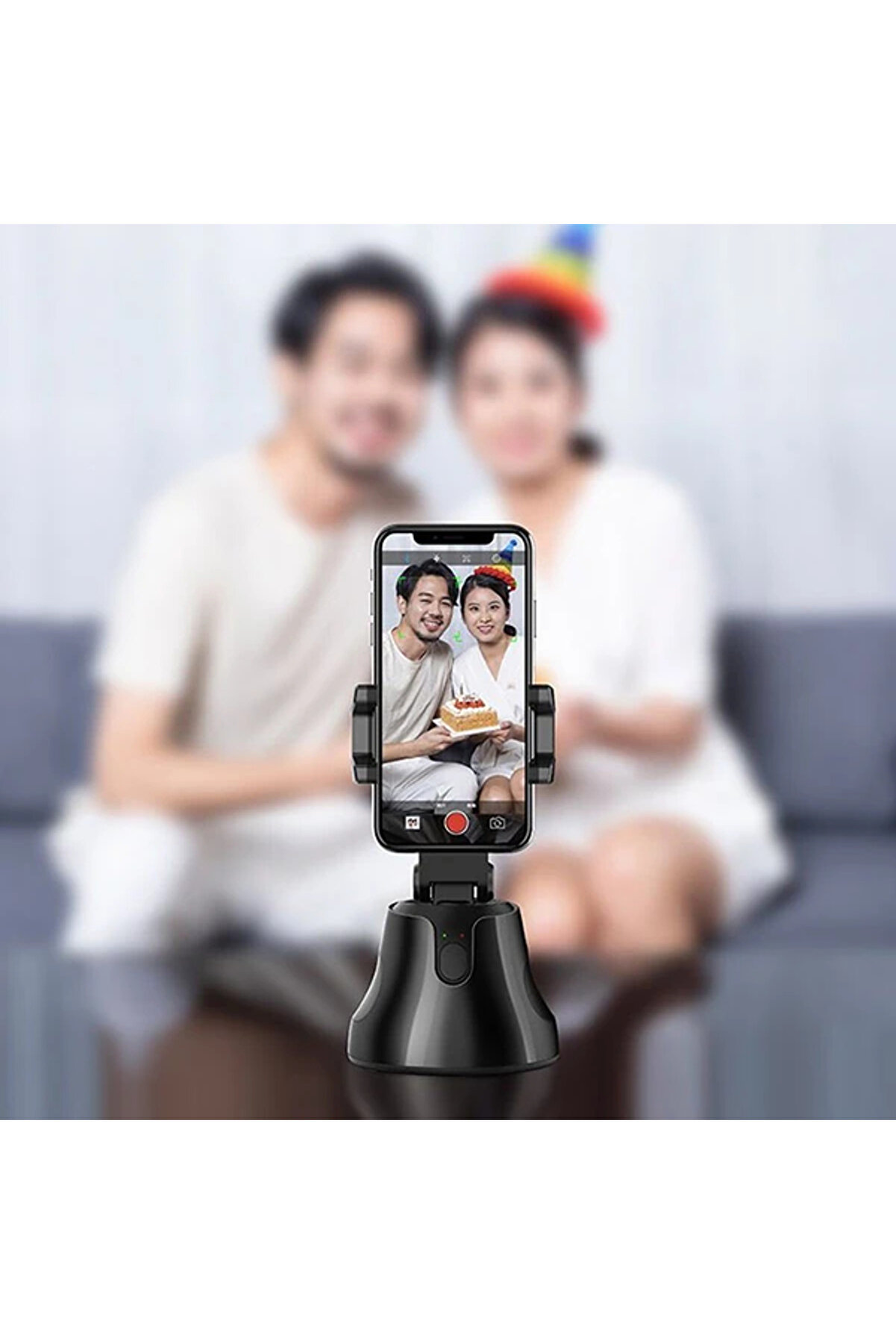 Apai̇ Geni̇e 360° Akıllı Selfi̇e Sosyal Medya Vi̇deo Taki̇p Asi̇stanı Tri̇pod-(1903 - Mki̇4492-1470