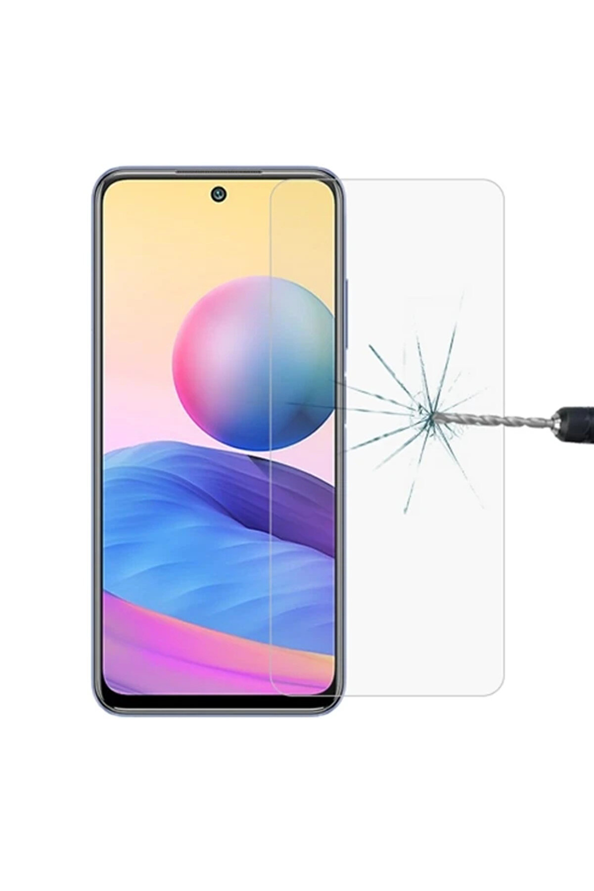 Xi̇aomi̇ Redmi̇ Note 10 -Poco M3 Pro Tempered Cam Ekran Koruyucu-(1903) - Dropx2476-3314