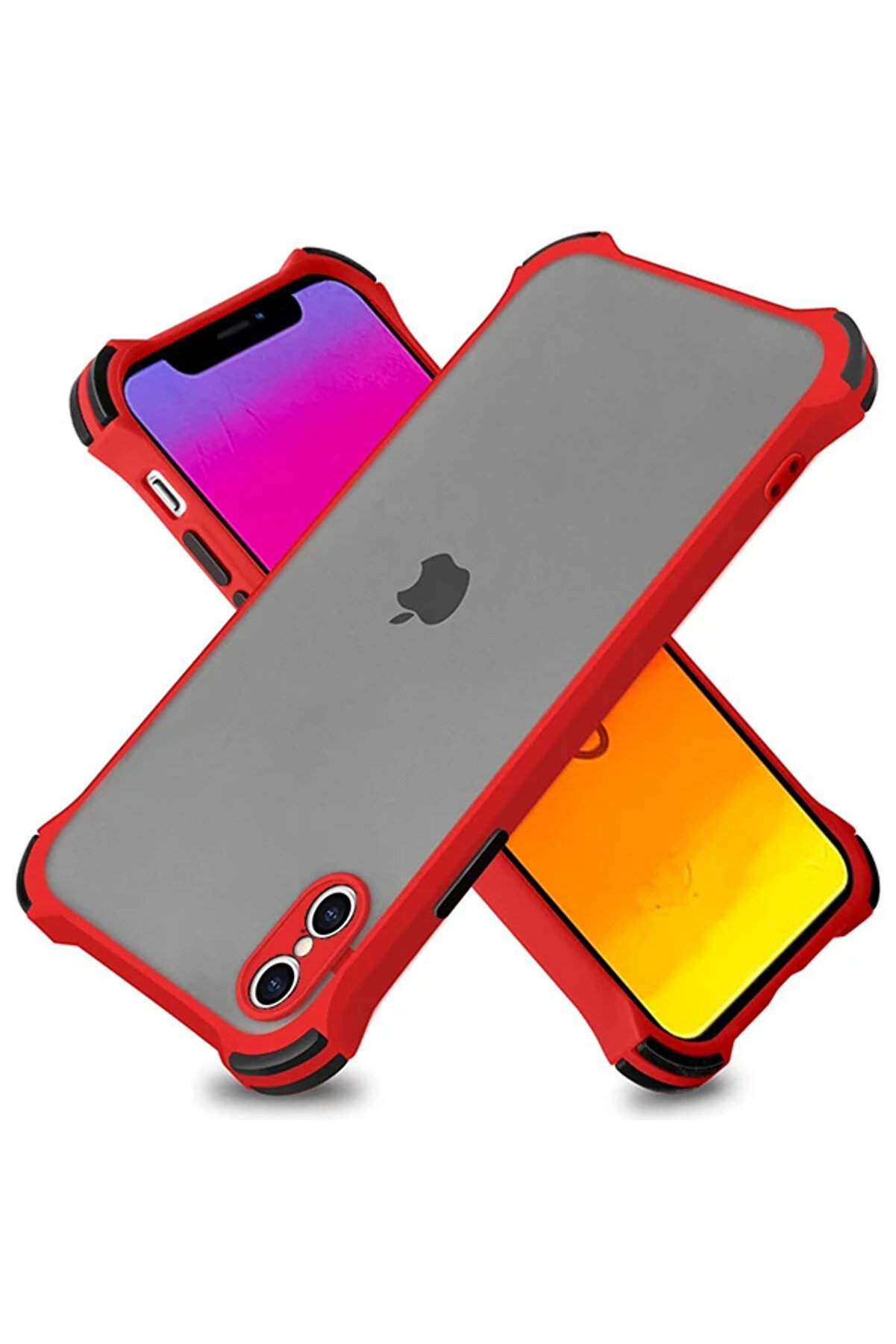 gizmurstore Ally İPhone XS Max 6.5 İnch Shokproof Kamera Koruma Darbe Emici Kılıf-(5775) - GMS9632-9169