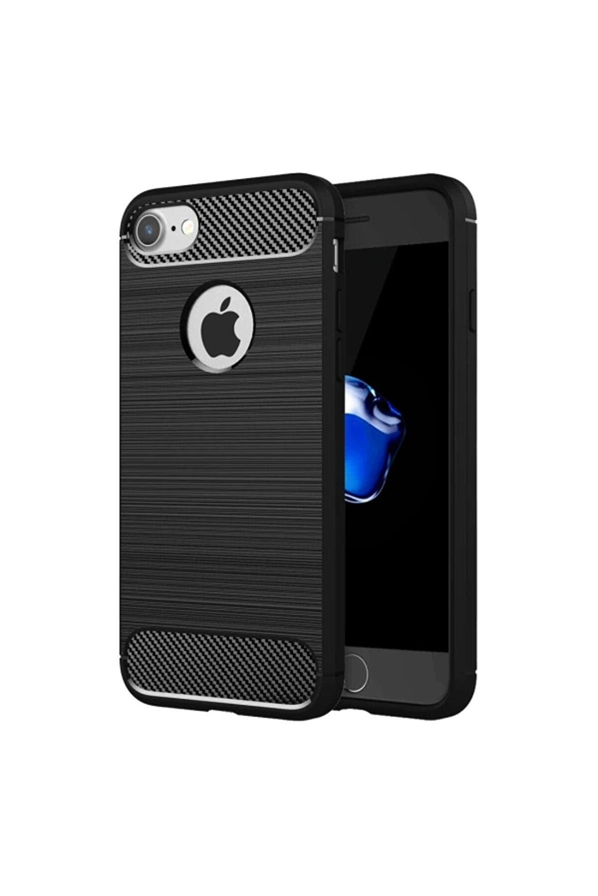 İphone Se3-Se2 İphone 8-7 Kılıf Dark Ultra Koruma Si̇li̇kon Kılıf-(5775) - Gms6107-9108