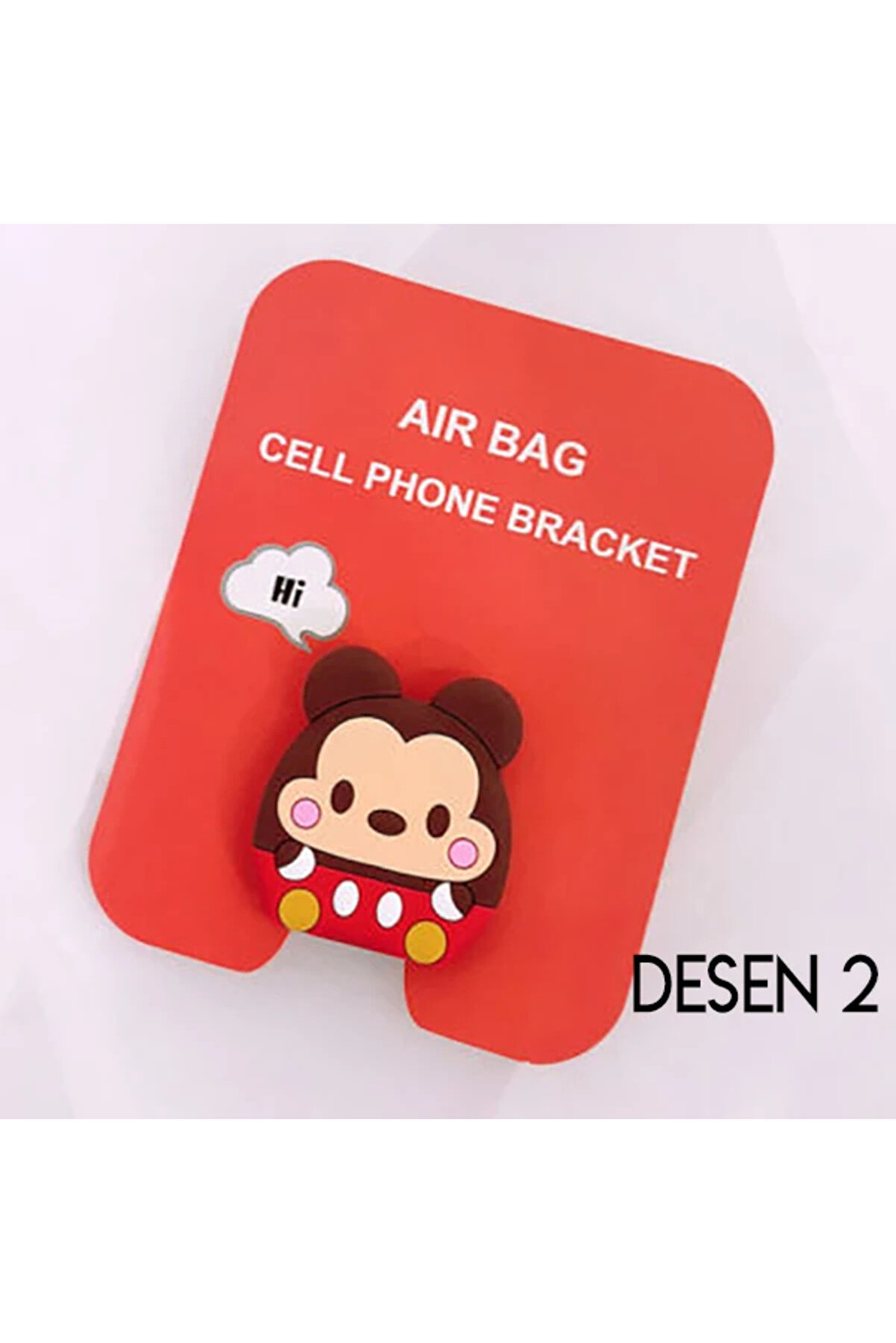 Ally 3D Sevi̇mli̇ Hayvanlar Pop Stand Telefon Tutucu-(5775) - Gms9995-2701