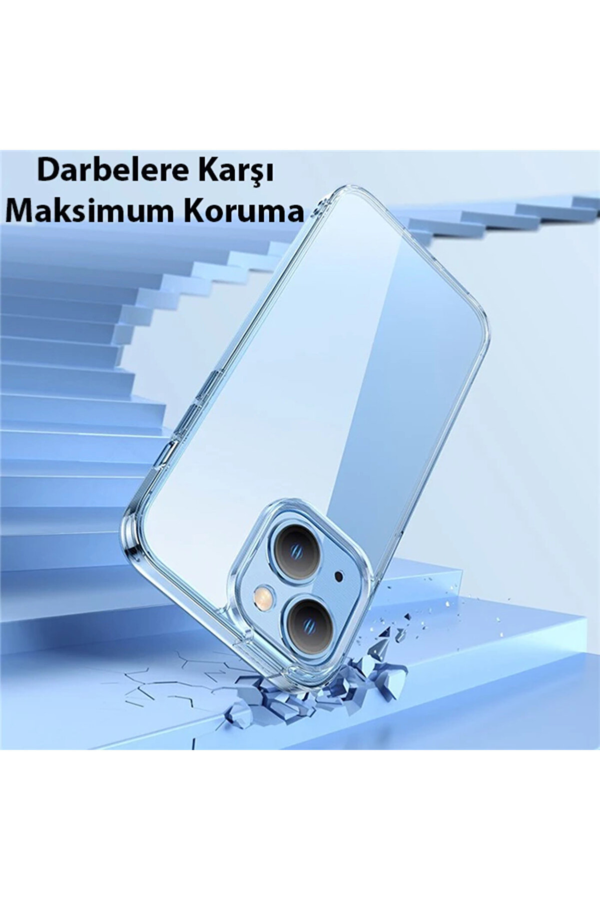 Supercerami̇c Seri̇es İphone 14 6.1 Koruyucu Cam Kılıf + Full Tempered Ekran Koruyuc - Myg9842-9933