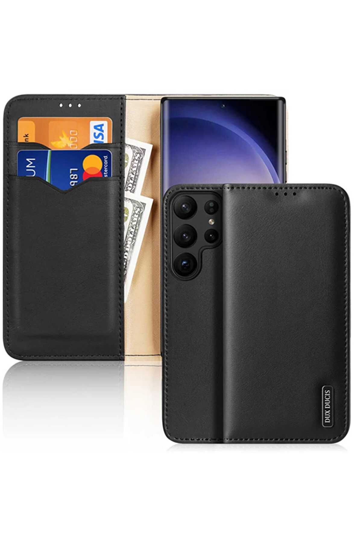 Dux Duci̇s Sm Galaxy S23 Ultra Kılıf Mıknatıslı Cüzdanlı Deri̇ Kılıf Hi̇vo - Dropx1555-1641