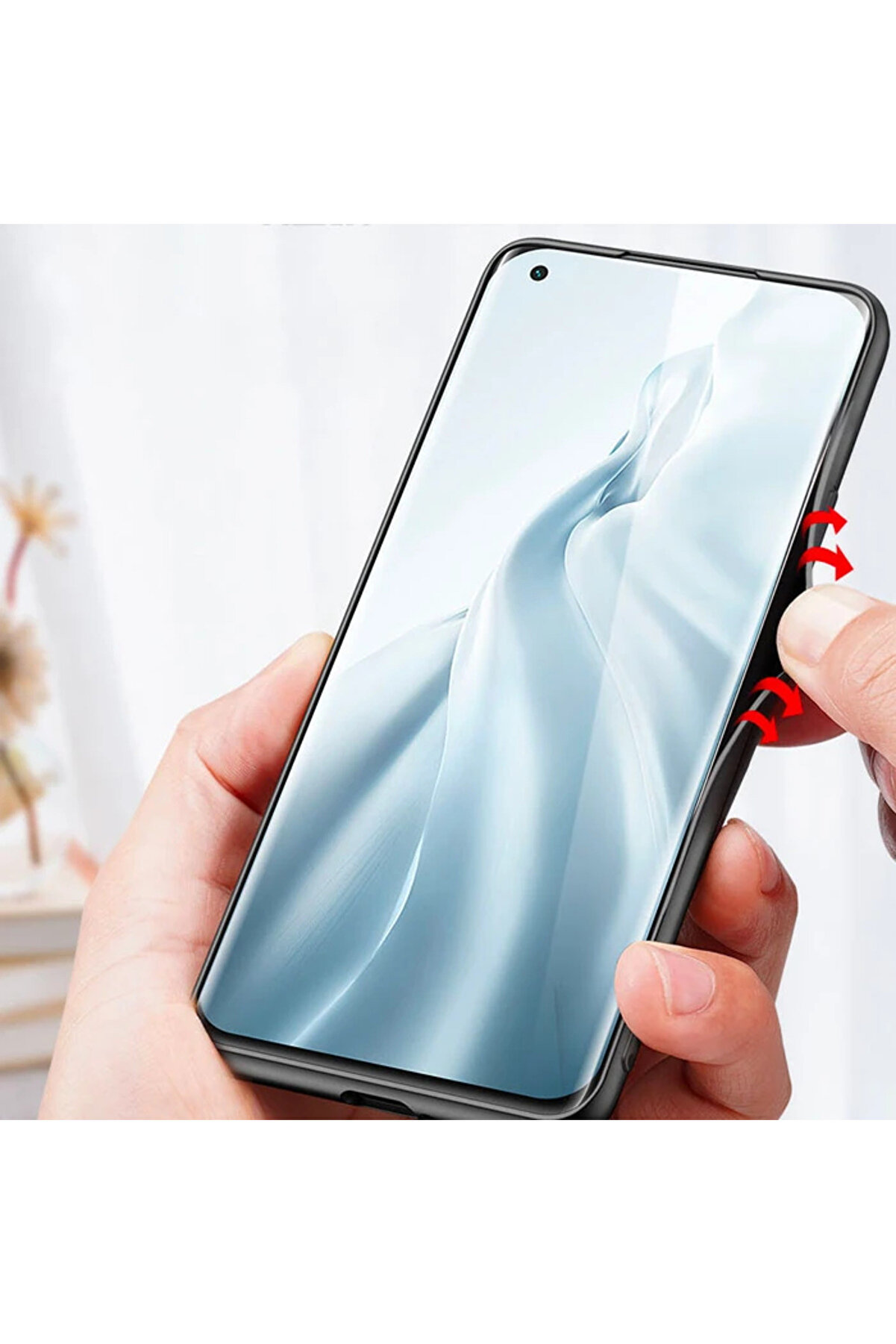 Dux Duci̇s Fi̇no Seri̇si̇ Xi̇aomi̇ Mi̇ 11 Kılıf Premi̇um Dokuma Si̇li̇kon Kılıf-(1903) - Dropx2003-4077