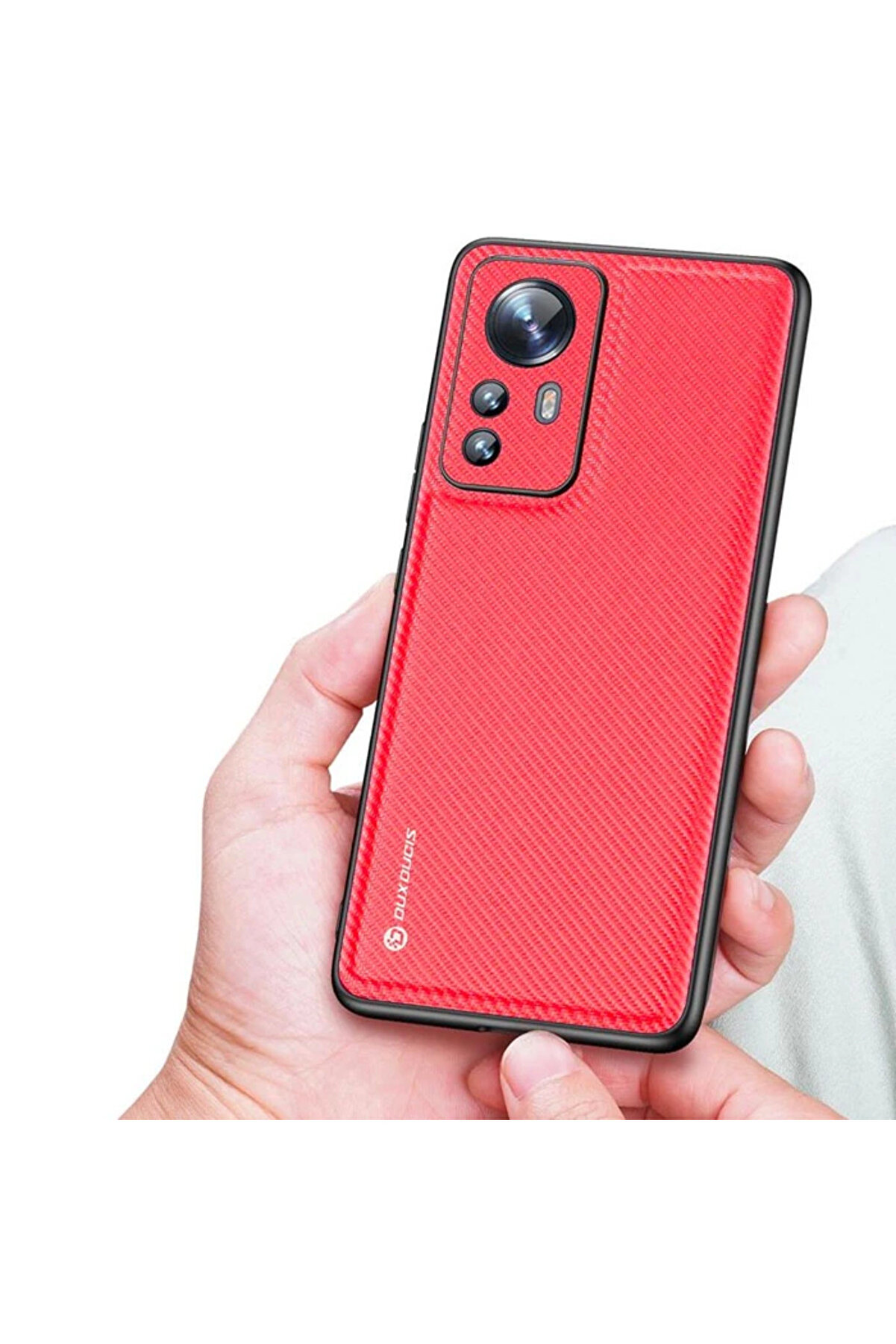 Dux Duci̇s Fi̇no Seri̇si̇ Xi̇aomi̇ 12 - 12X Kılıf Premi̇um Dokuma Si̇li̇kon Kılıf-(19 - Dropx1542-4383