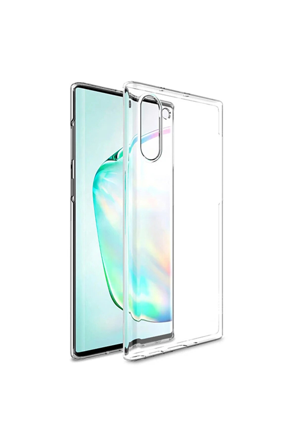 CepteToptan Ally Samsung Galaxy Note 10 Ultra Slim Fit Şeffaf Silikon Kılıf-(1903) - DROPX6898-7363