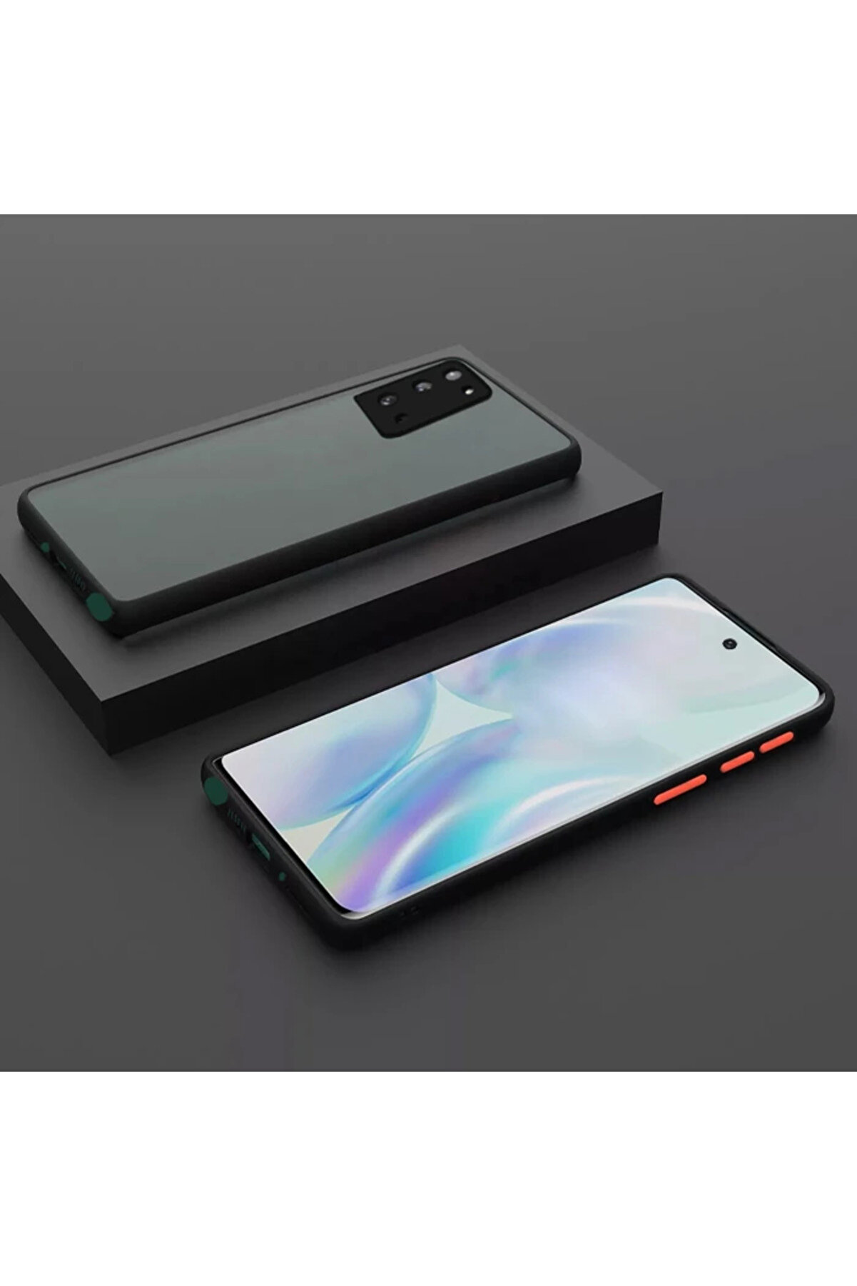 Samsung Galaxy Note 20 Pro Kamera Lens Korumalı Kılıf Premi̇um Si̇li̇kon Kılıf - Dropx8026-1219