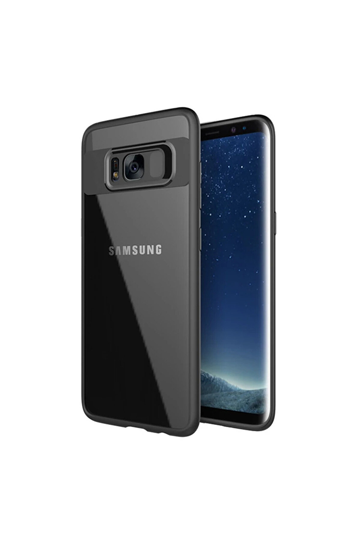 gizmurstore Ally Galaxy S8 Ultra Slim Trasparan Premium Silikon Kılıf-(5775) - GMS9415-9771