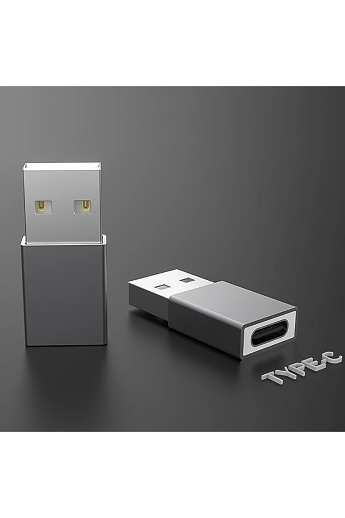 Ally Mh-301 Usb To Type-C Di̇şi̇ Çevi̇ri̇ci̇ Dönüştürücü Adaptör-(5775)