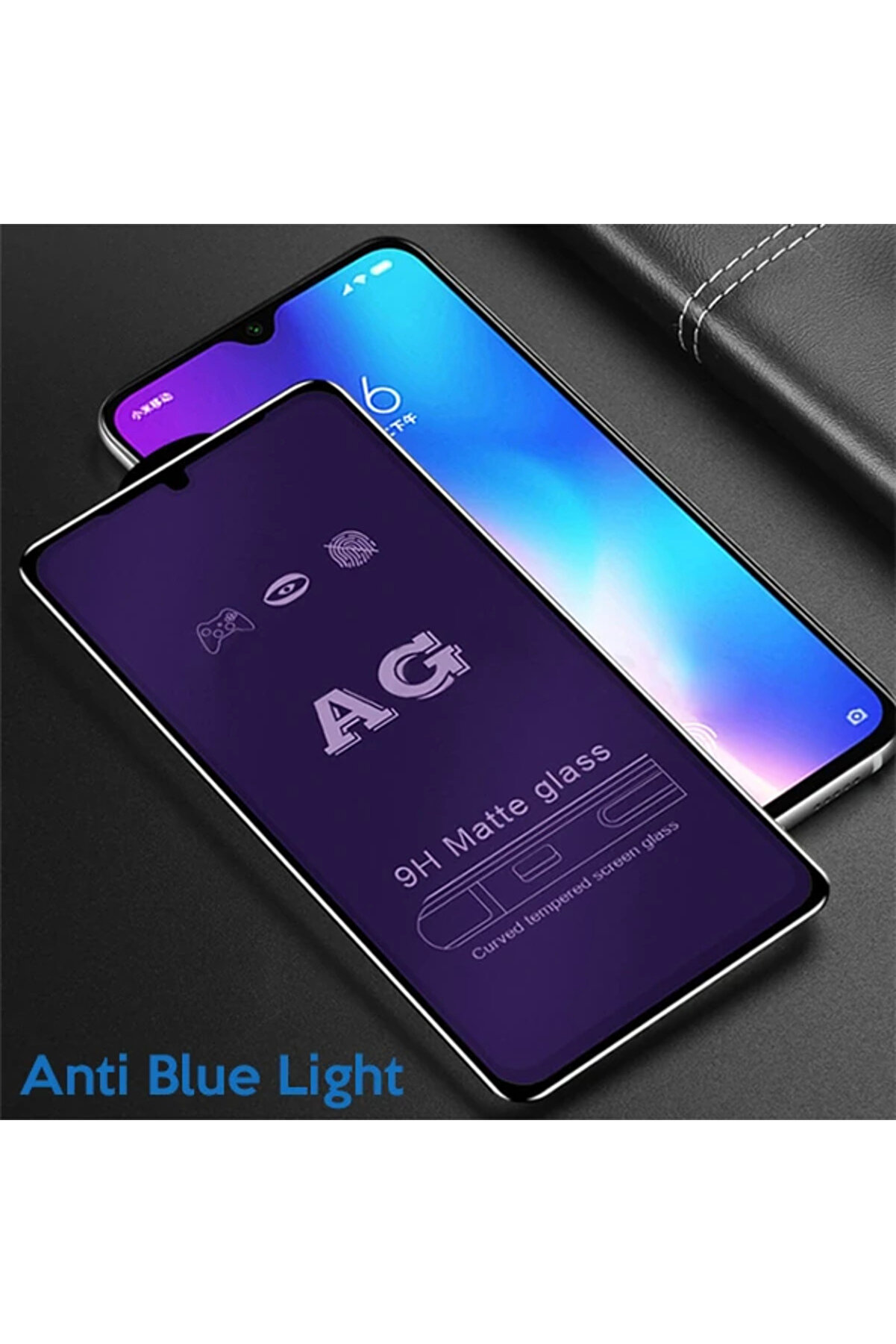İphone 11 Pro Anti̇ Blue Li̇ght 3D Full Cam Ekran Koruyucu-(1903) - Dropx8899-4994
