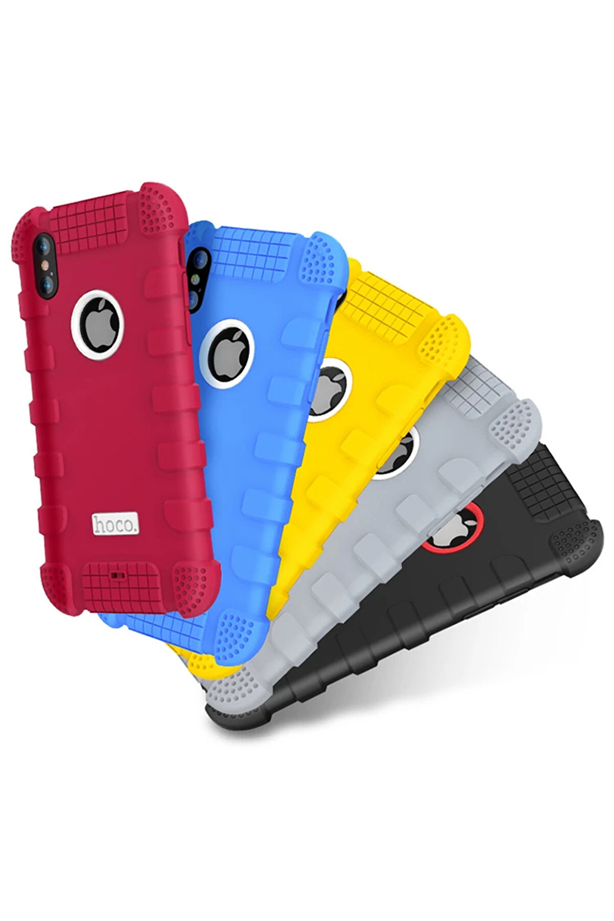 Hoco İphone X Xs 360 Zırh Ultra Koruma Si̇li̇kon Kılıf-(1903) - Dropx8085-6347