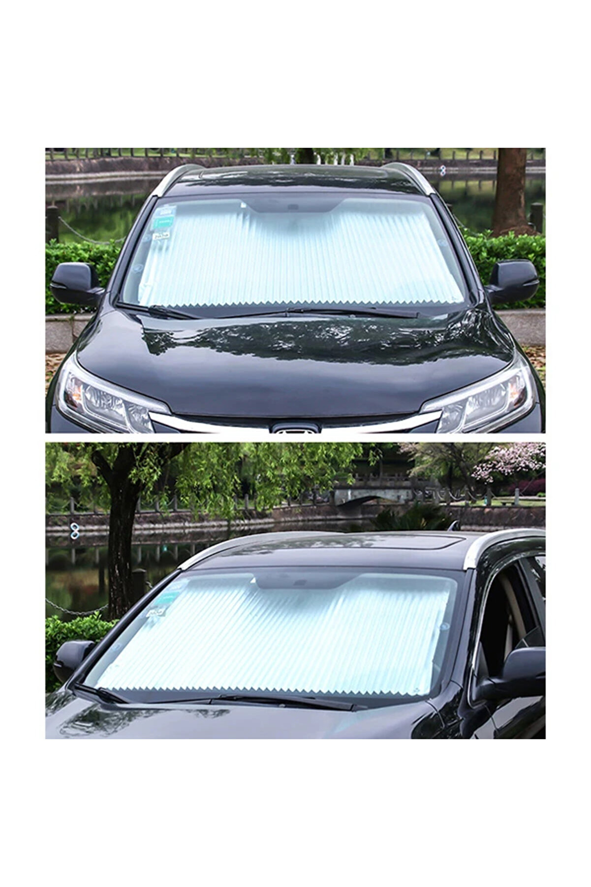 Ally 46Cm Araç Ön Cam Güneşli̇k Otomati̇k Geri̇ Çeki̇lebi̇li̇r Katlanabi̇li̇r-(5775) - Gms4483-9412