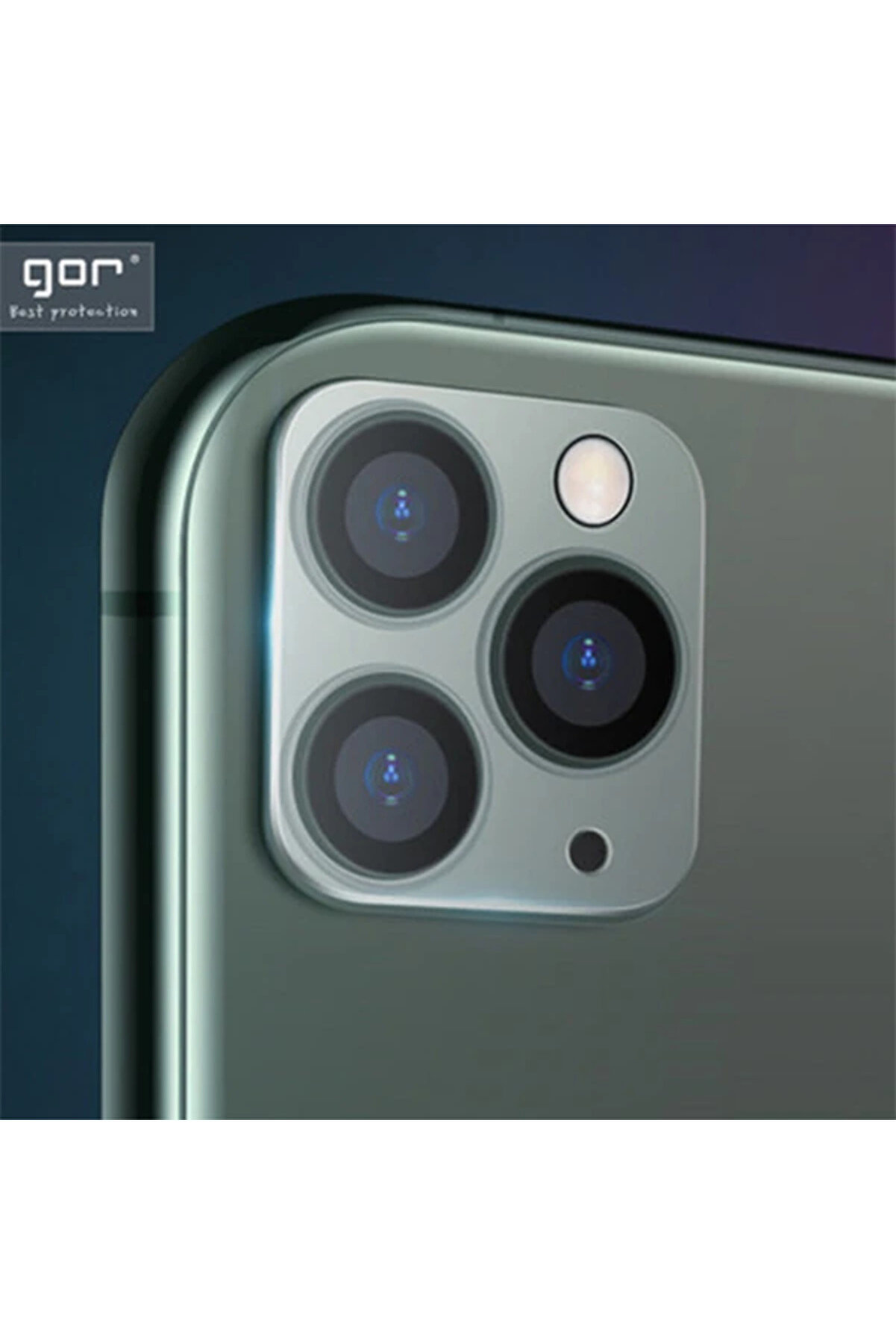 Gor İphone 11 Pro/ 11 Pro Max Tempered Kamera Koruma Cam 2Adet Set-(1903) - Dropx3018-3679
