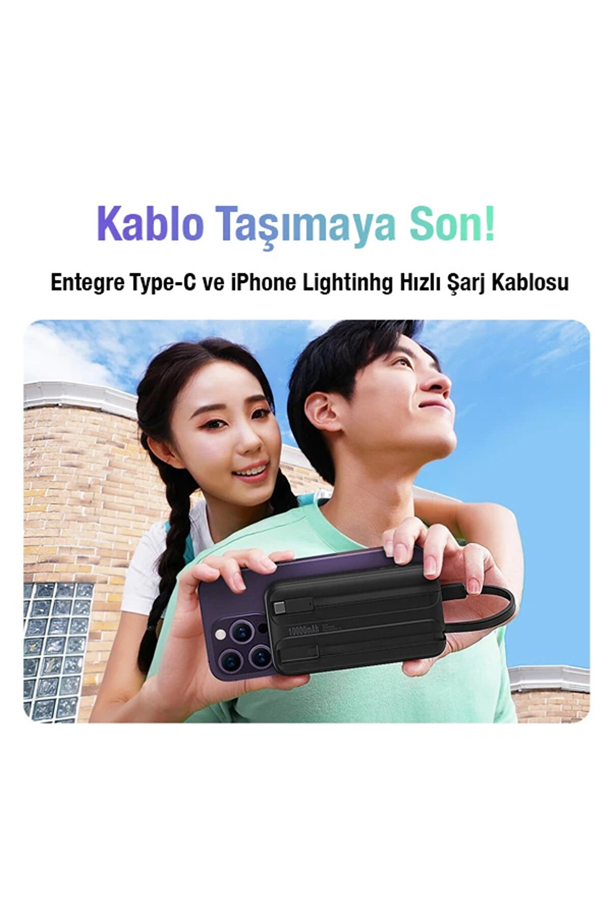 Comet Seri̇es 10000Mah 22.5W Hızlı Şarj Di̇ji̇tal Göstergeli̇ Powerbank-(1903) - Dropx4293-4733