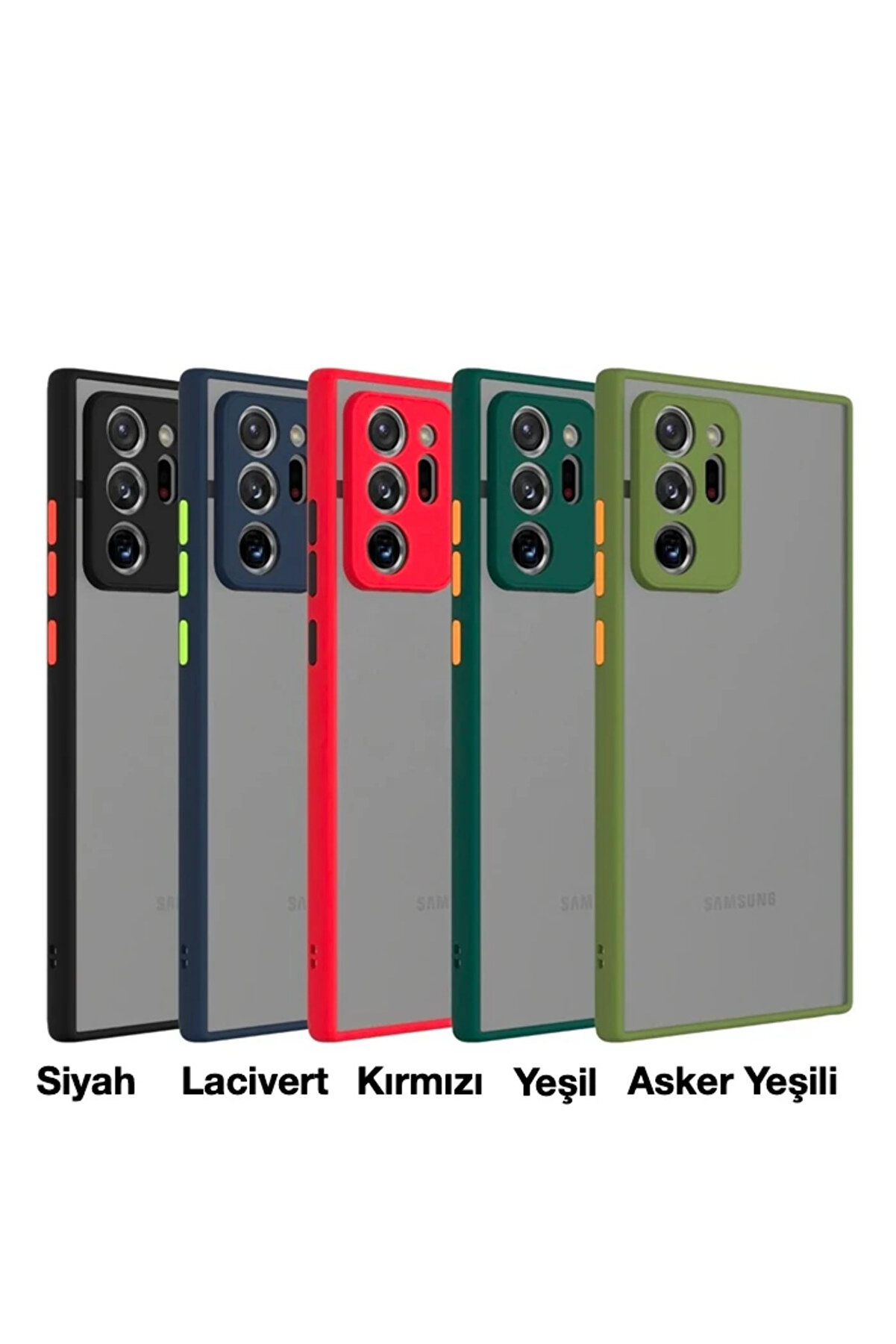 Sm Galaxy Note 20 Ultra - Note 20 Plus Kamera Korumalı Si̇li̇kon Kılıf-(5775) - Gms8099-9448