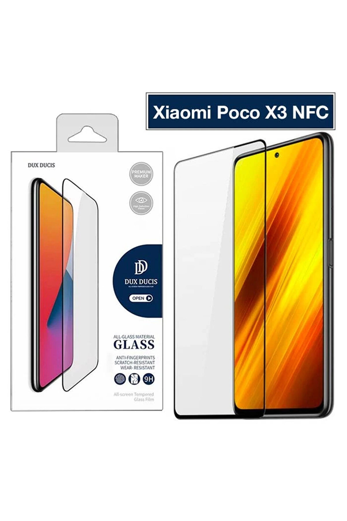 gizmurstore Dux Ducis Full Kaplama Xiaomi POCO X3 NFC Pro Cam Ekran Koruyucu-(5775) - GMS6609-6967