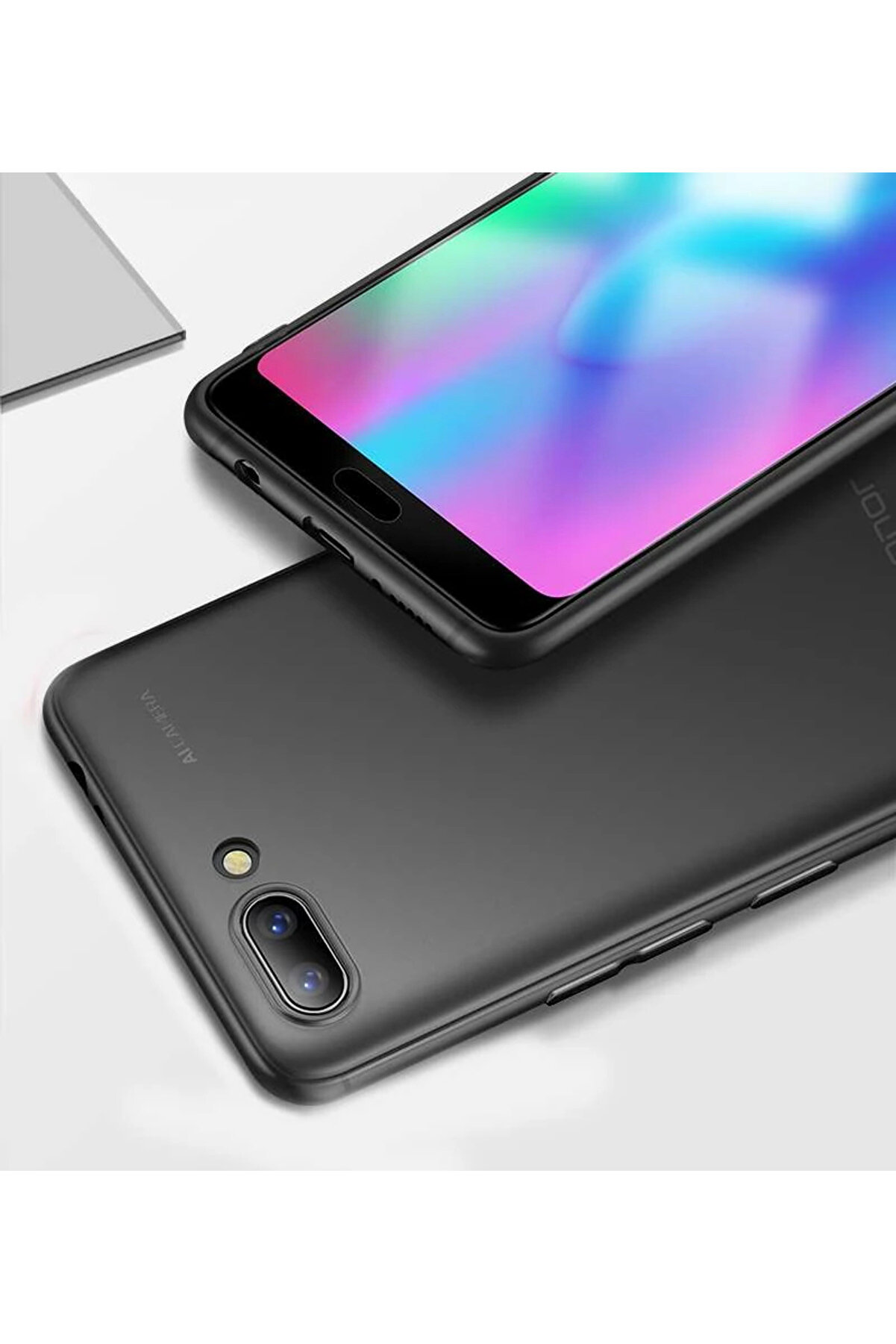 Huawei̇ Honor 9İ Sli̇m Fi̇t Soft Premi̇um Si̇li̇kon Kamera Korumalı Kılıf-(5775) - Gms2319-7686