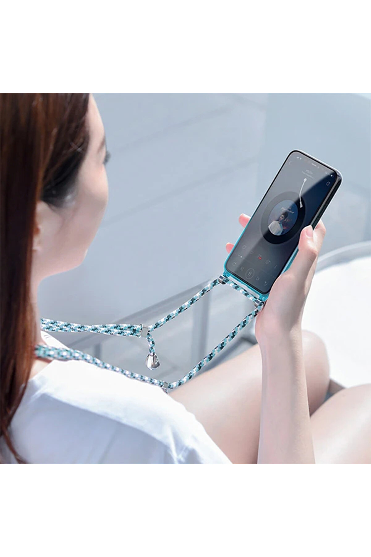 Element Crossbody Protecti̇ve İphone 11 Pro 5.8 Askılı Koruyucu Si̇li̇kon Kılıf - Dropx1490-1501