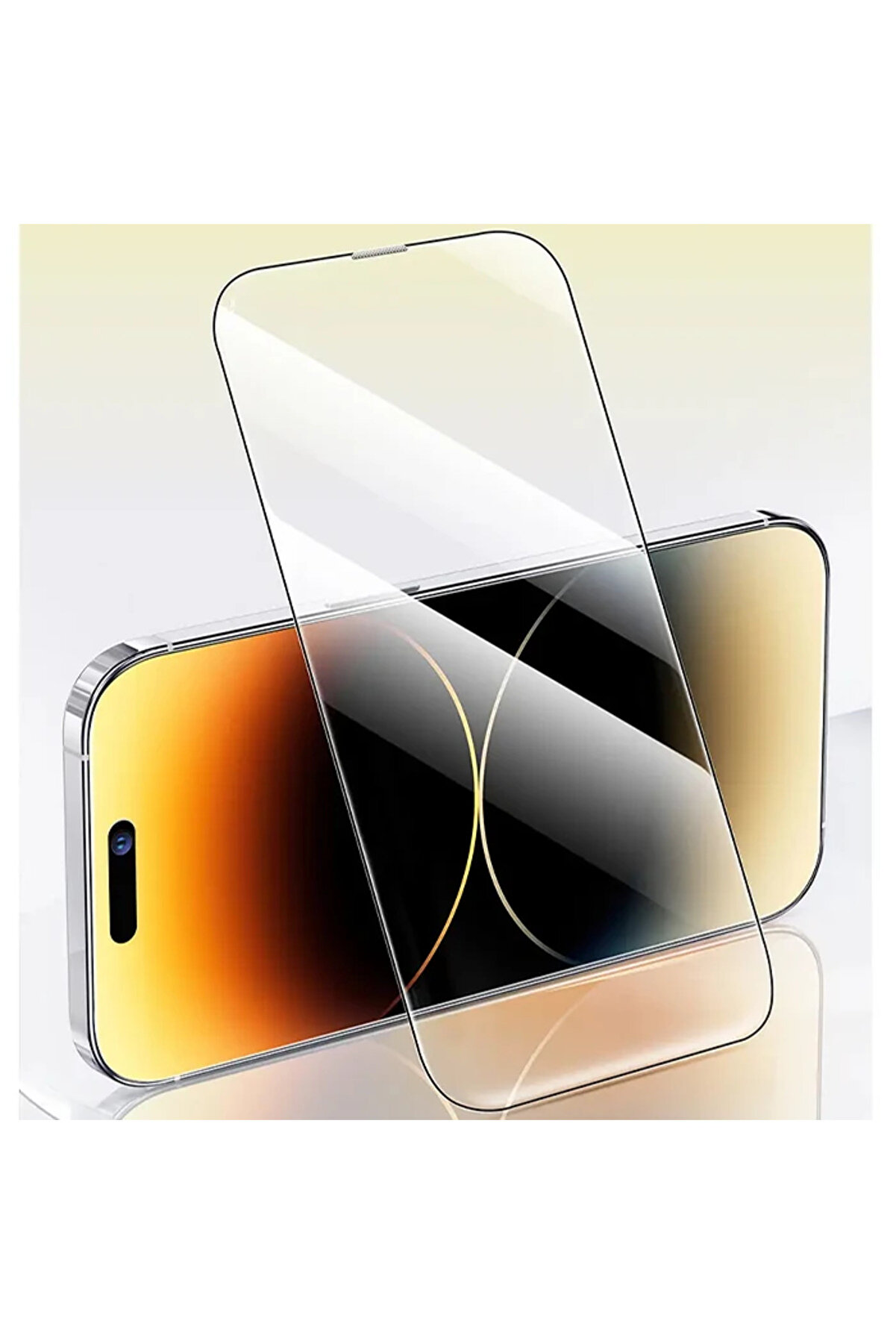 Corni̇ng İphone 15 Pro Max Uyumlu Hd Tempered Full Koruma Cam Ekran Koruyucu(5775)-Najmaddi̇n4071-2793