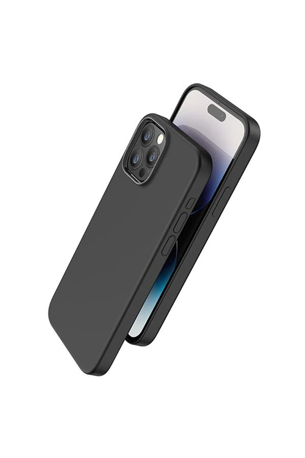 Mrpurple Hoco Pure Seri̇es İphone 15 Pro Max Manyeti̇k Si̇li̇kon Kılıf-(5775)